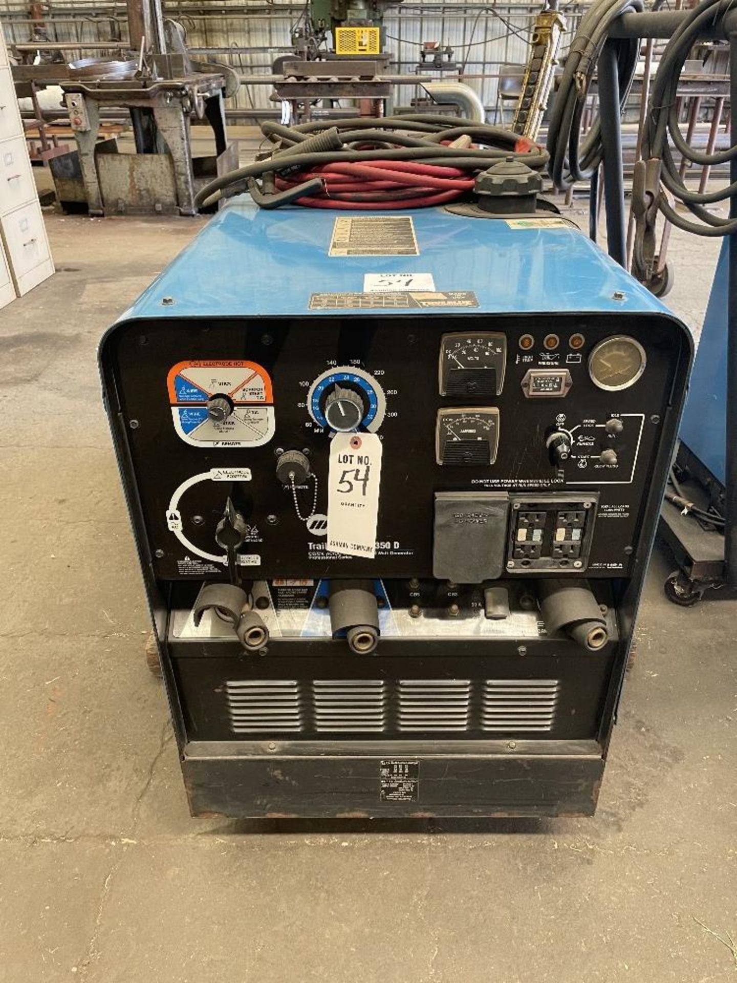 MILLER TRAILBLAZER PRO 350D GENERATOR WELDER- 1,384 HOURS, S/N- LC222327