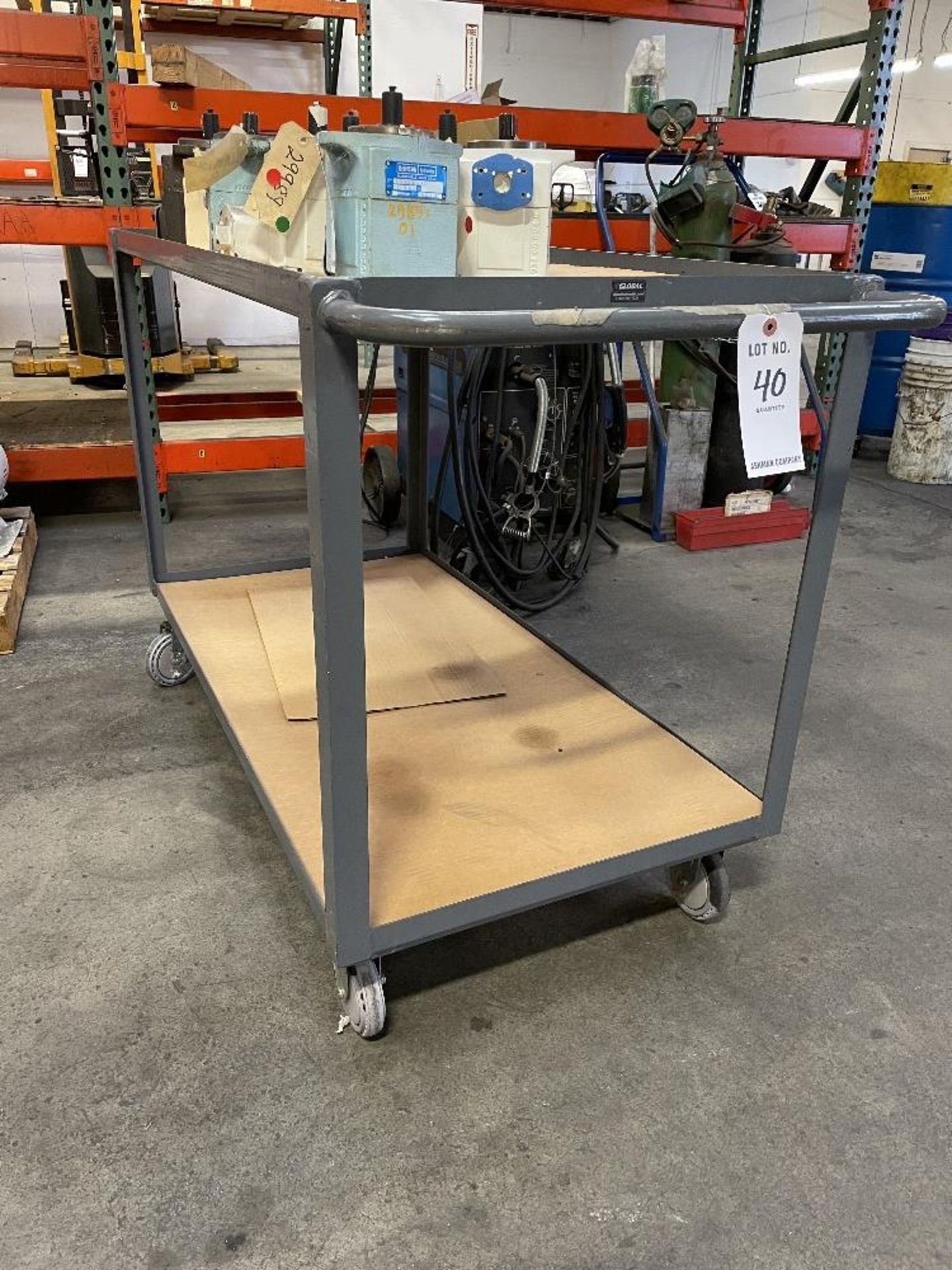 GLOBAL HEAVY DUTY SHOP CART