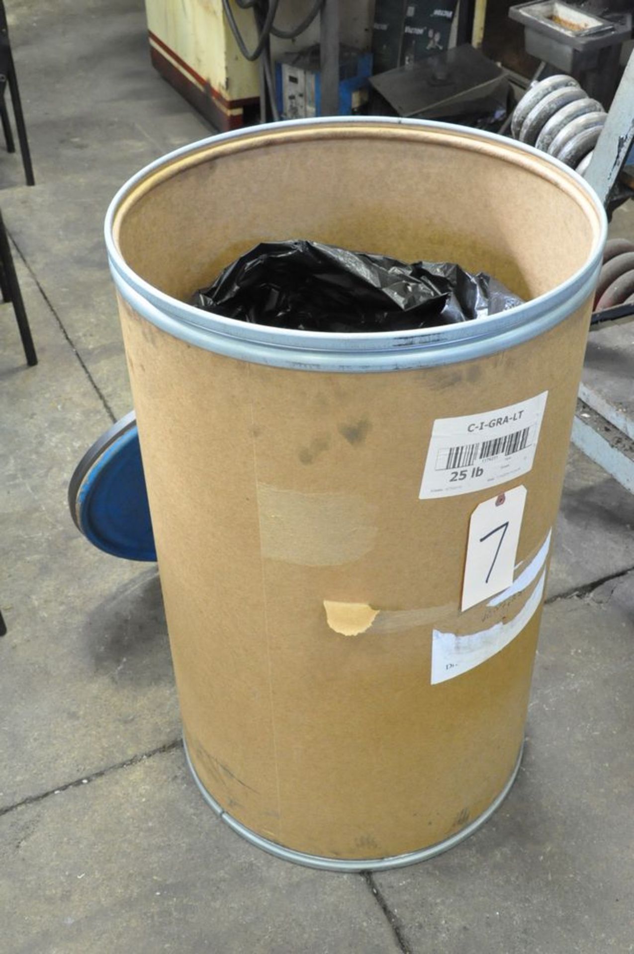 Drum of Raw Plastics Material