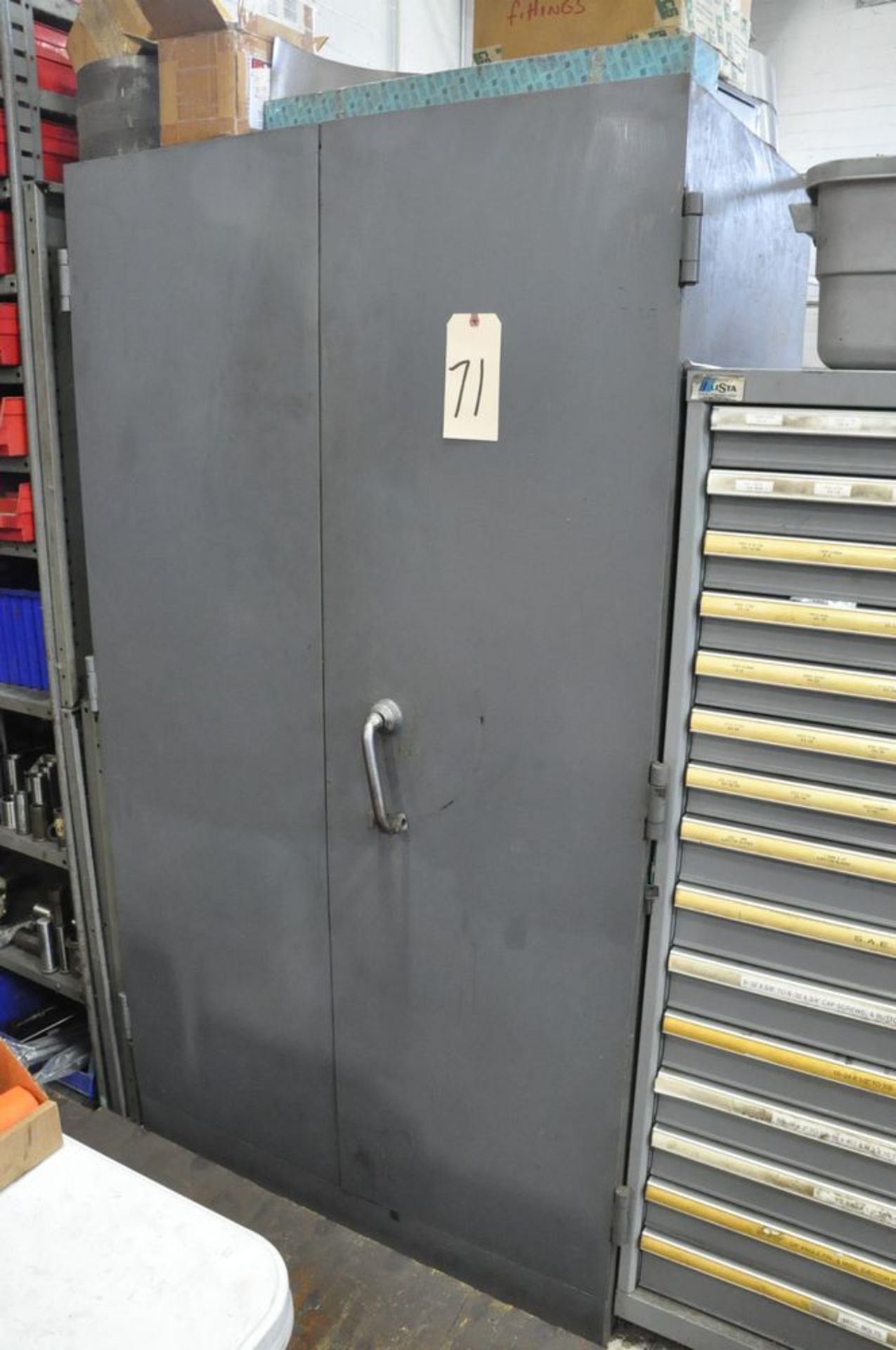 Lot-2 Door Cabinet with Various Maintenance etc. Contents