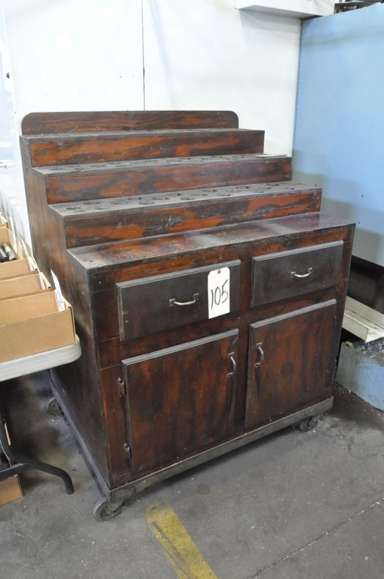 Vintage Portable Tool Cabinet