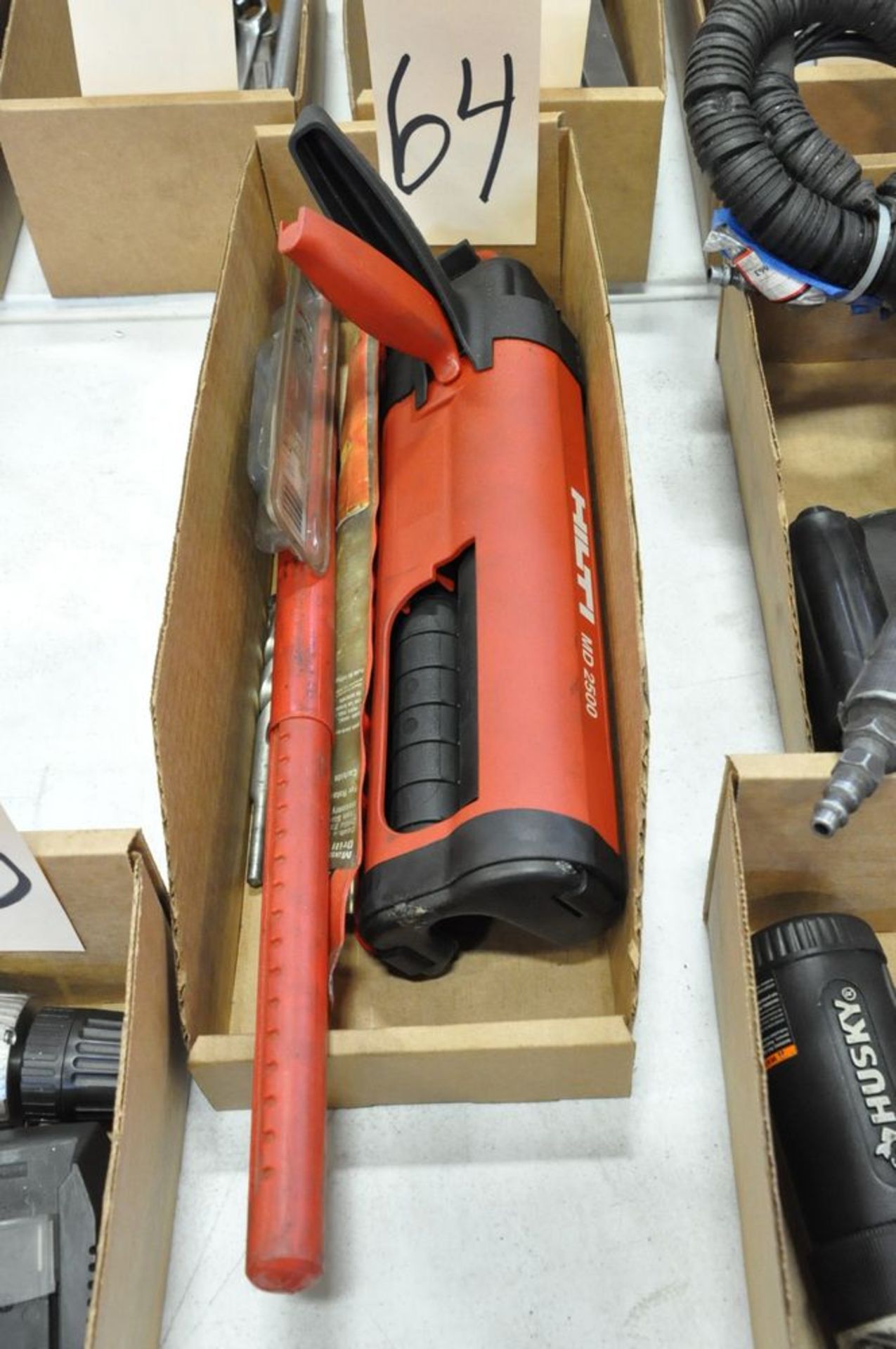 Hilti MD2500, 2-Part Adhesive Gun and Drill Bits in (1) Box