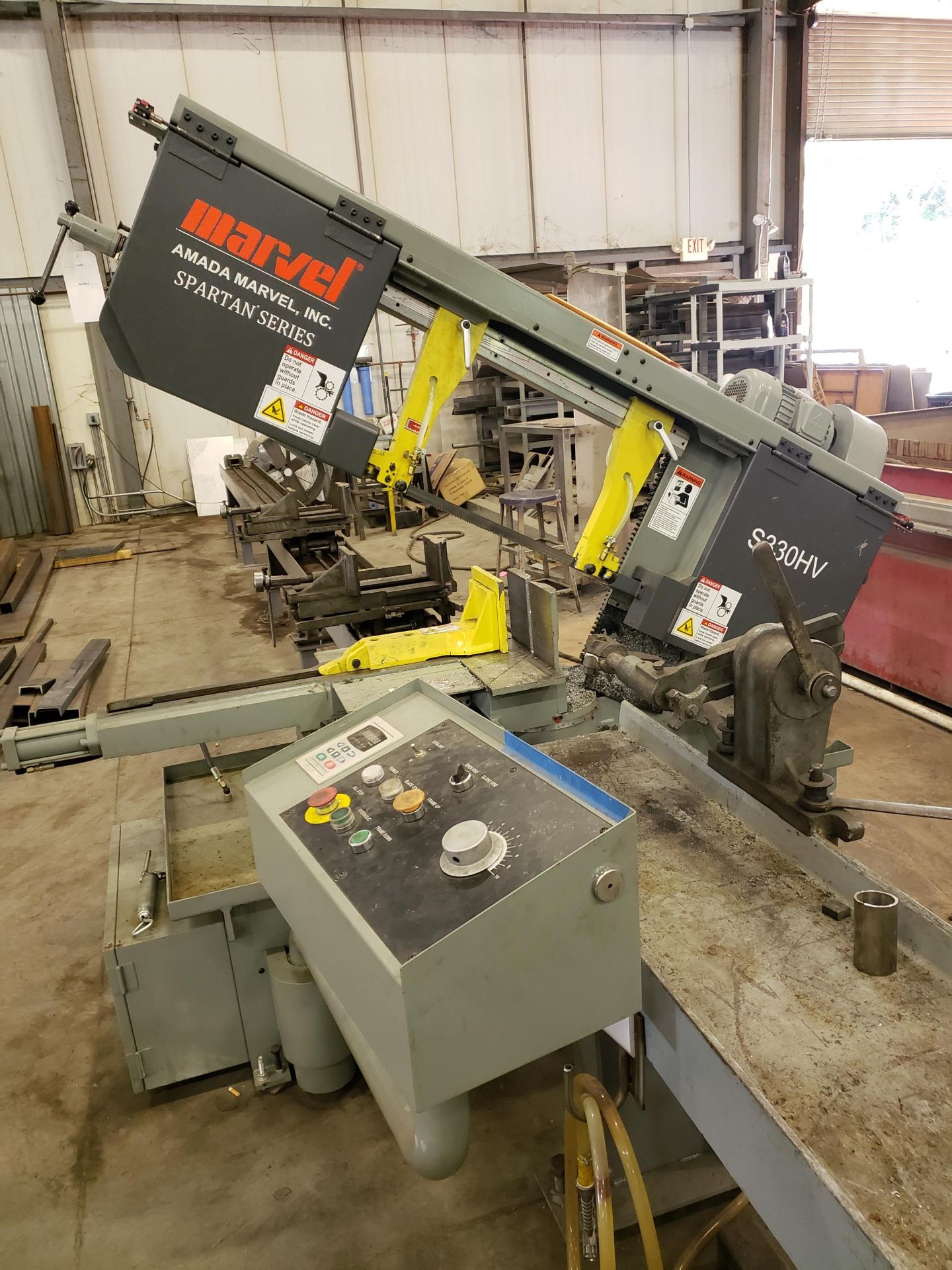 Amada Marvel Model S330HV Spartan Horizontal Bandsaw - Image 3 of 11