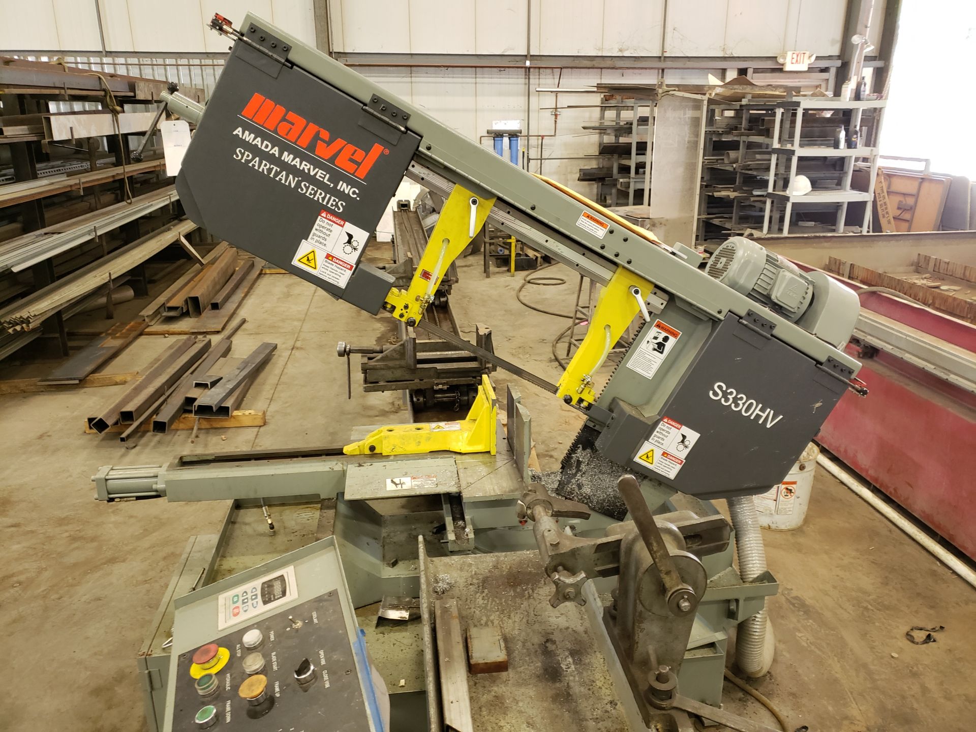 Amada Marvel Model S330HV Spartan Horizontal Bandsaw - Image 2 of 11