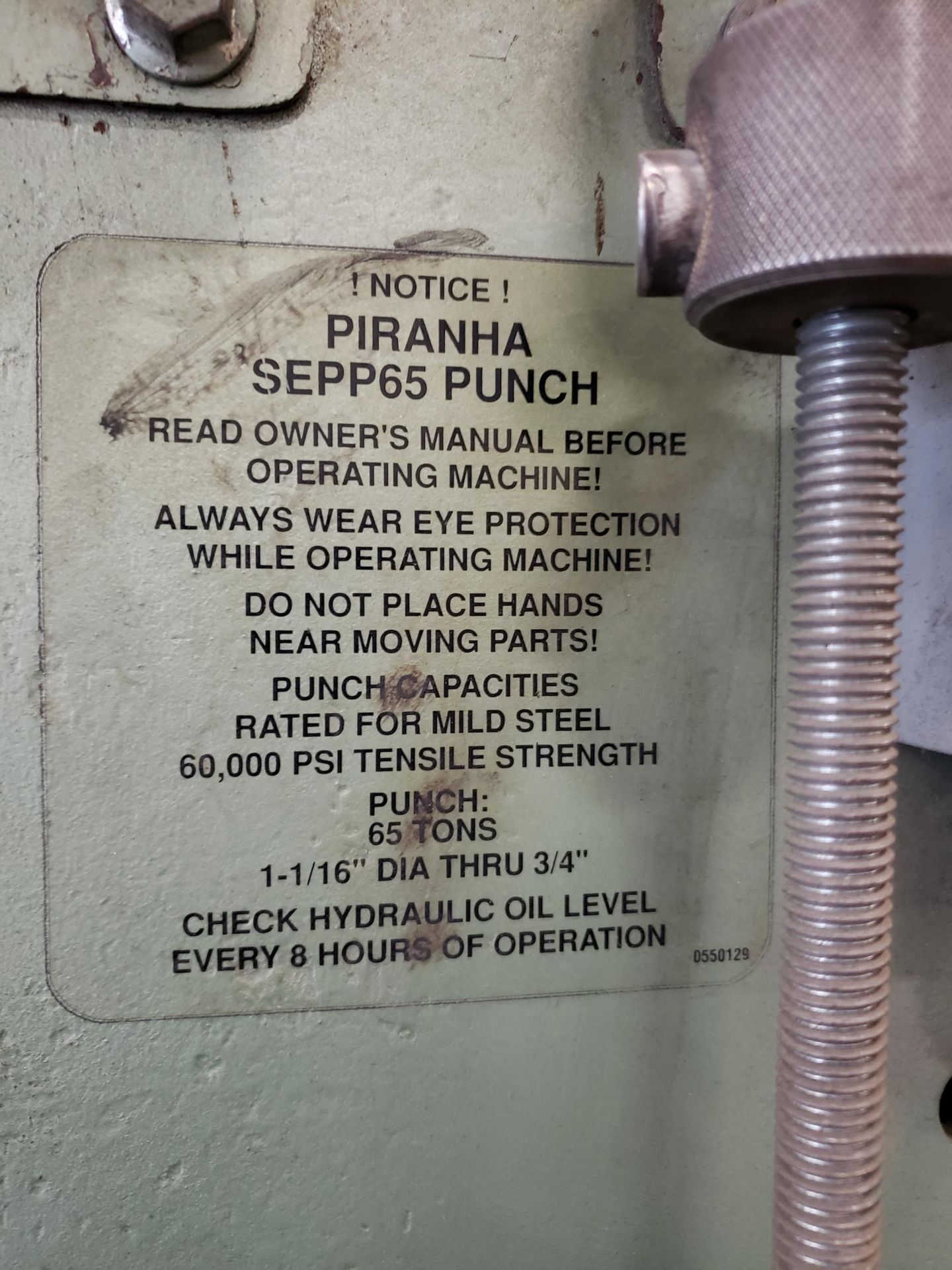 Piranha Model SEPP65 Punch - Image 7 of 10
