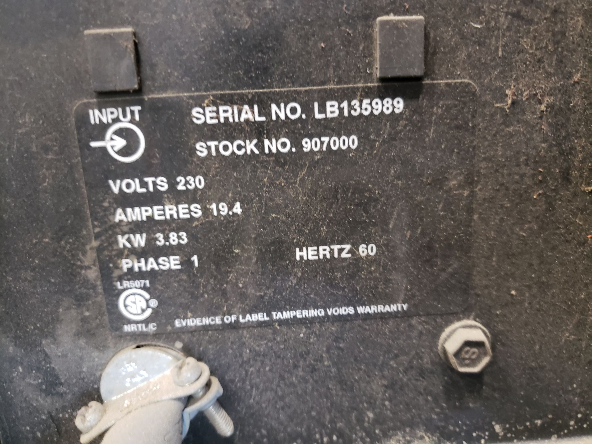 Miller Millermatic Challenger 172 Wire Welder (Note Says "Did Not Repair") - Image 3 of 3