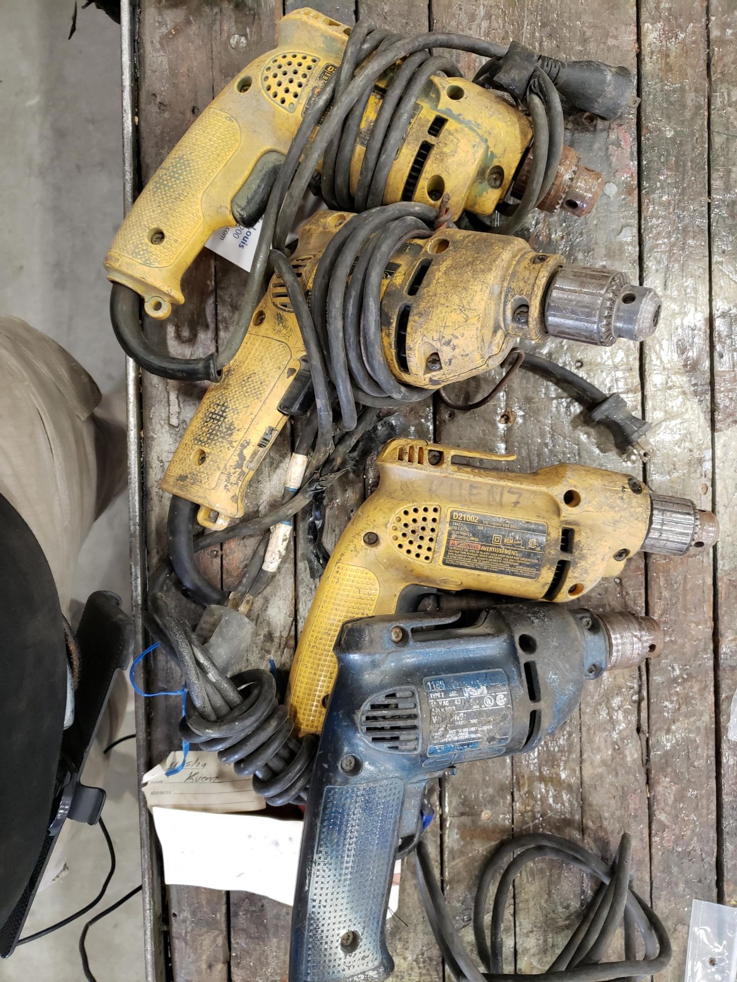 Lot of Hammer Drills