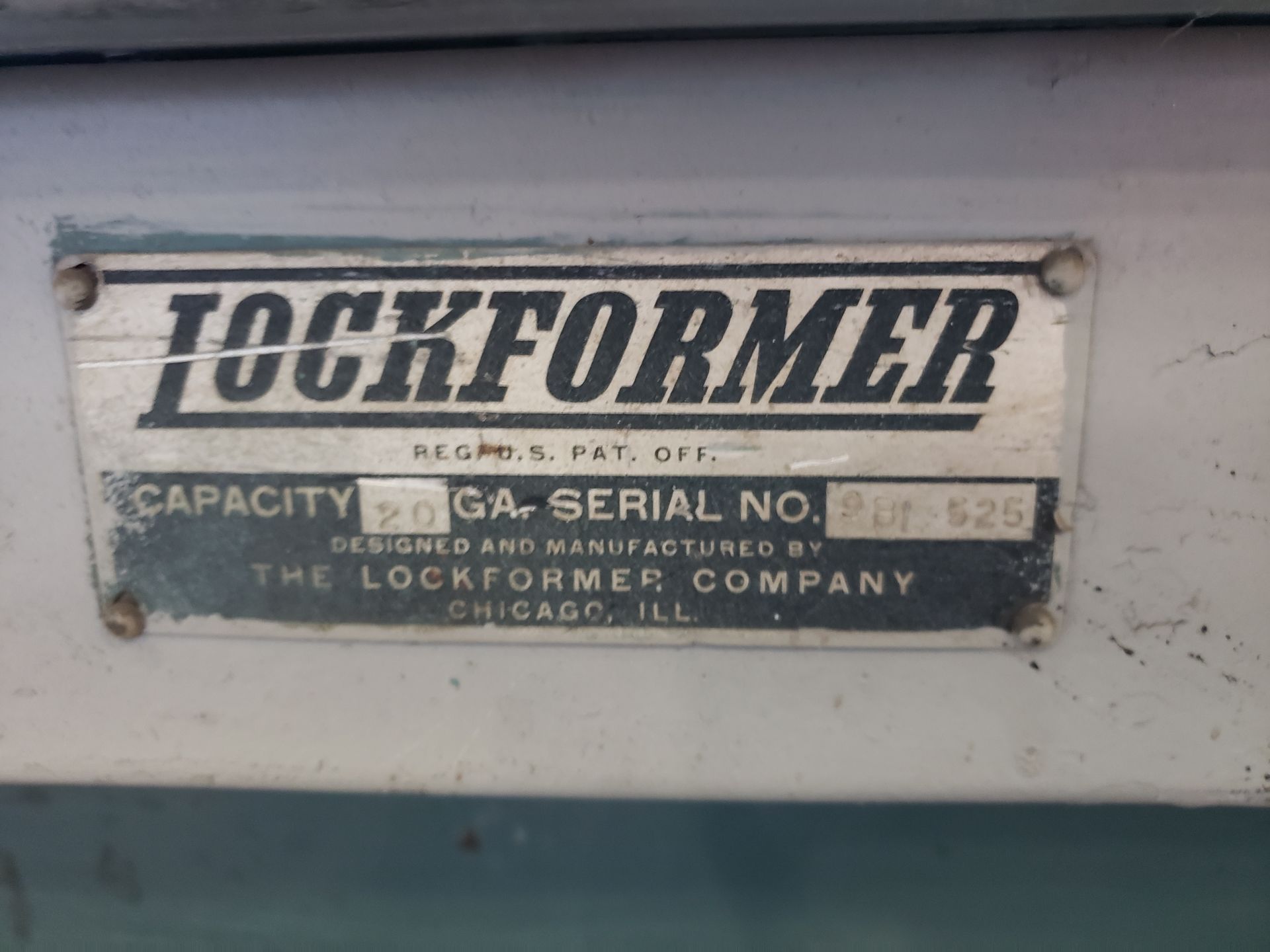 Lockformer Cleatformer, 20 Gauge Capacity - Image 3 of 5