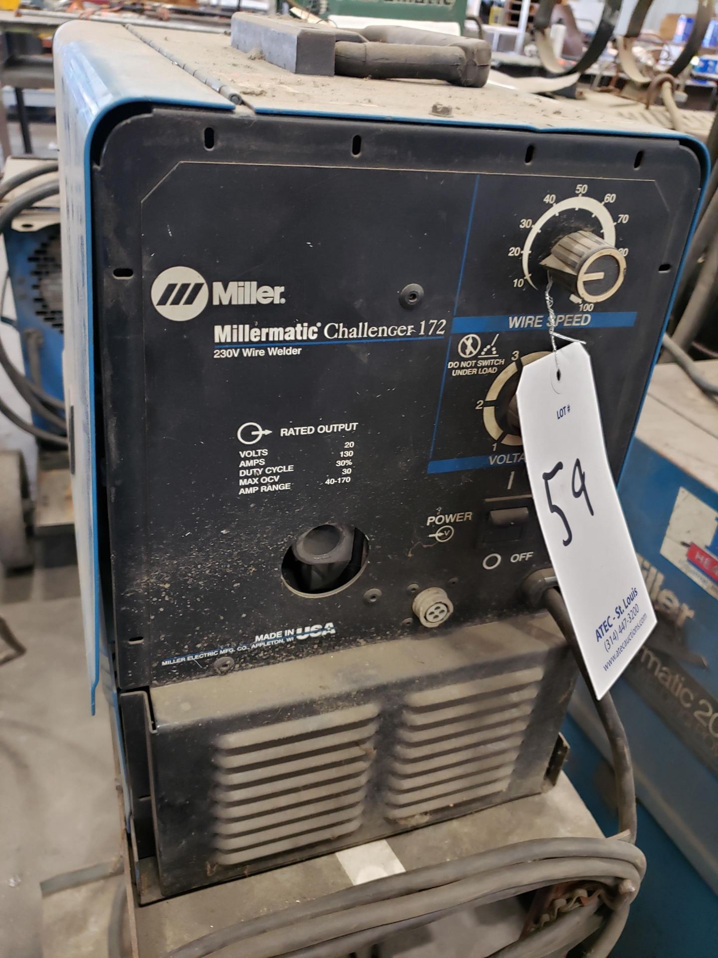 Miller Millermatic Challenger 172 Wire Welder (Note Says "Did Not Repair") - Image 2 of 3