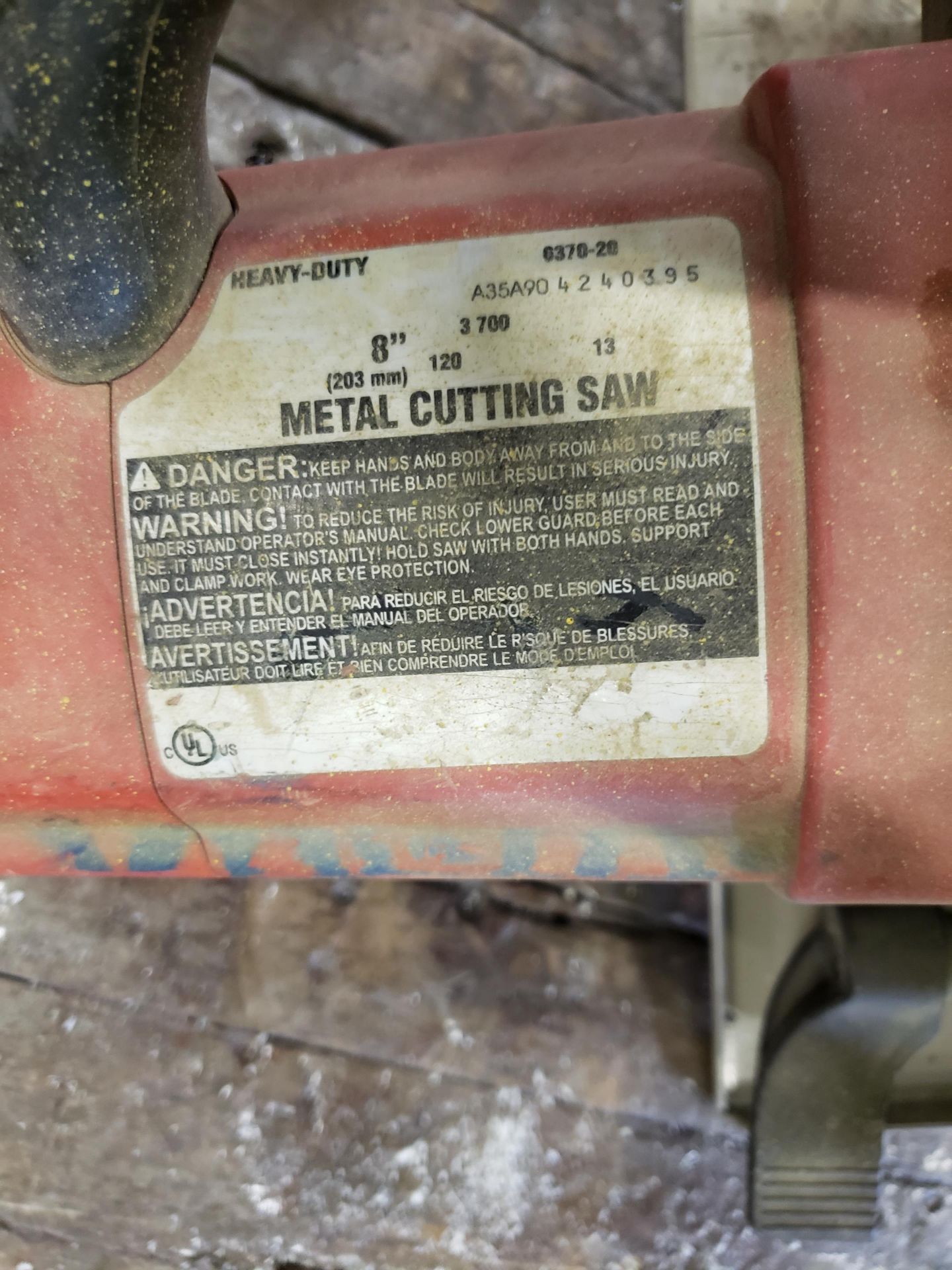 Milwaukee 8" Metal Cutting Circular Saw - Image 2 of 2