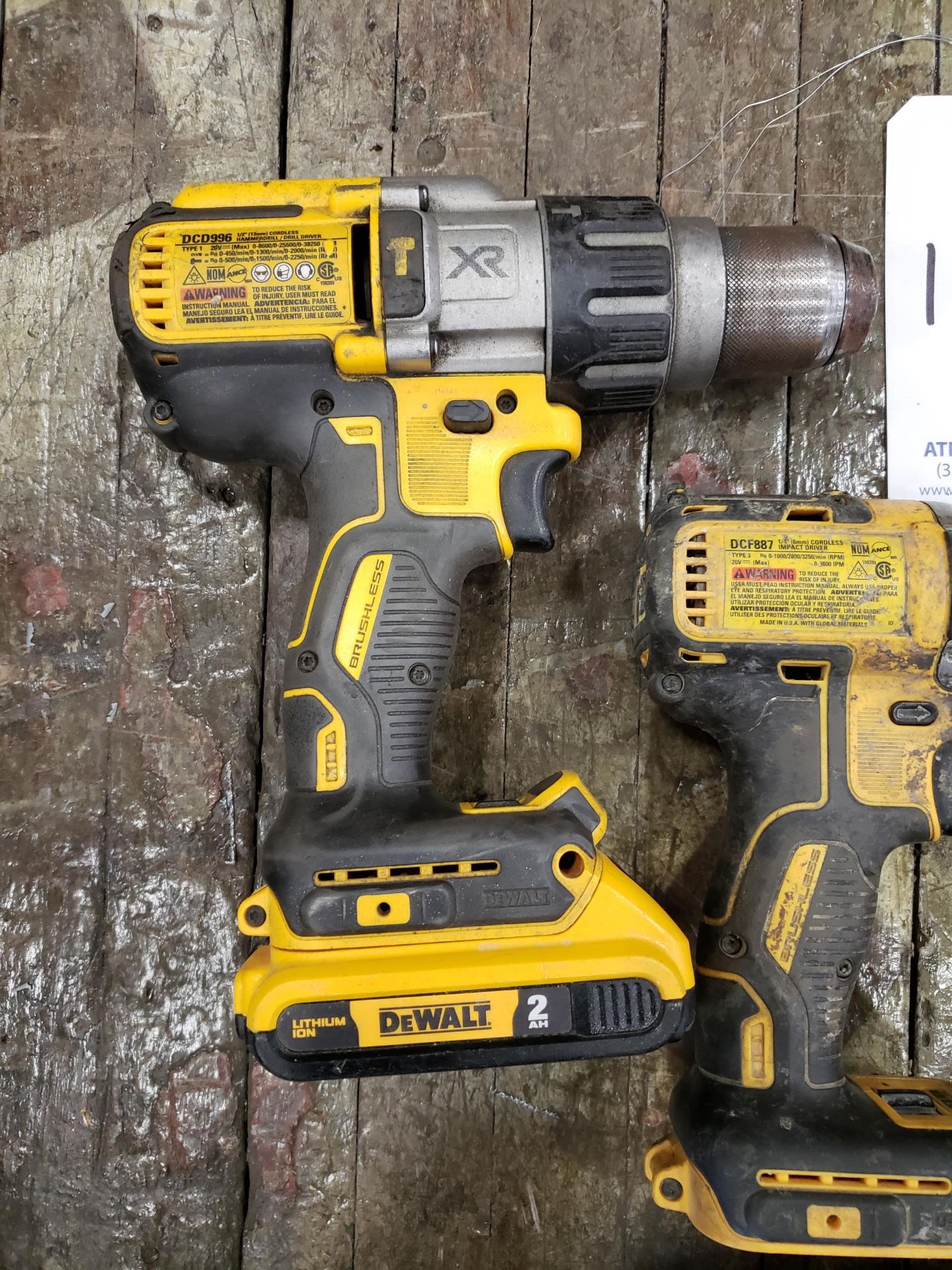 DeWalt Cordless Tool Set - Image 2 of 8