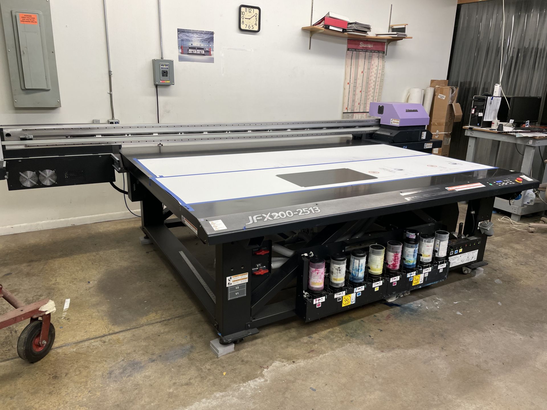 2014 Mimaki JFX200-2513 Wide Format Flatbed UV Color Inkjet Printer