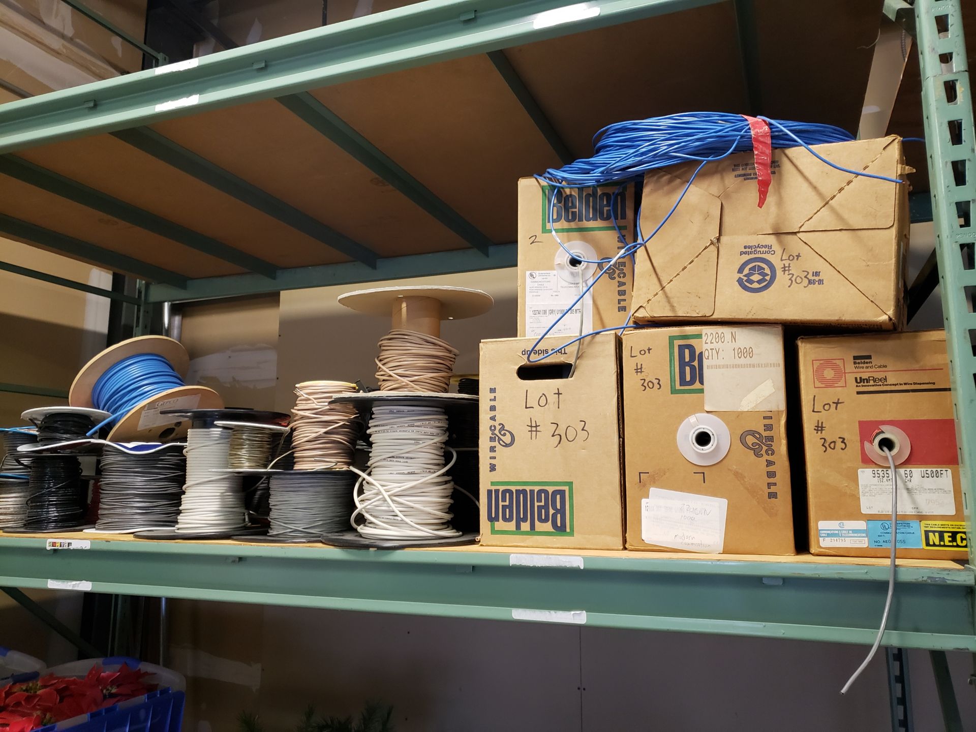 Lot of Misc Wire on Spools & In Boxes