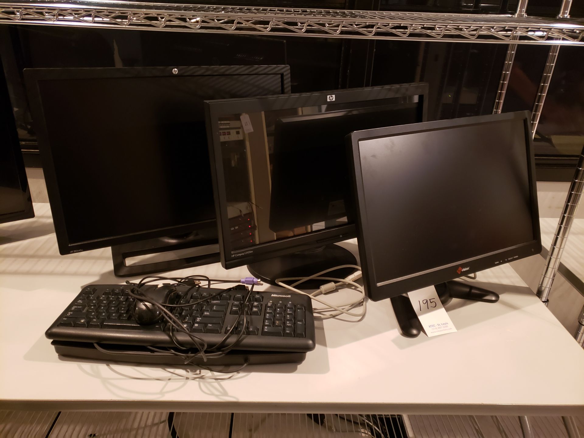 Lot of Monitors & Keyboards