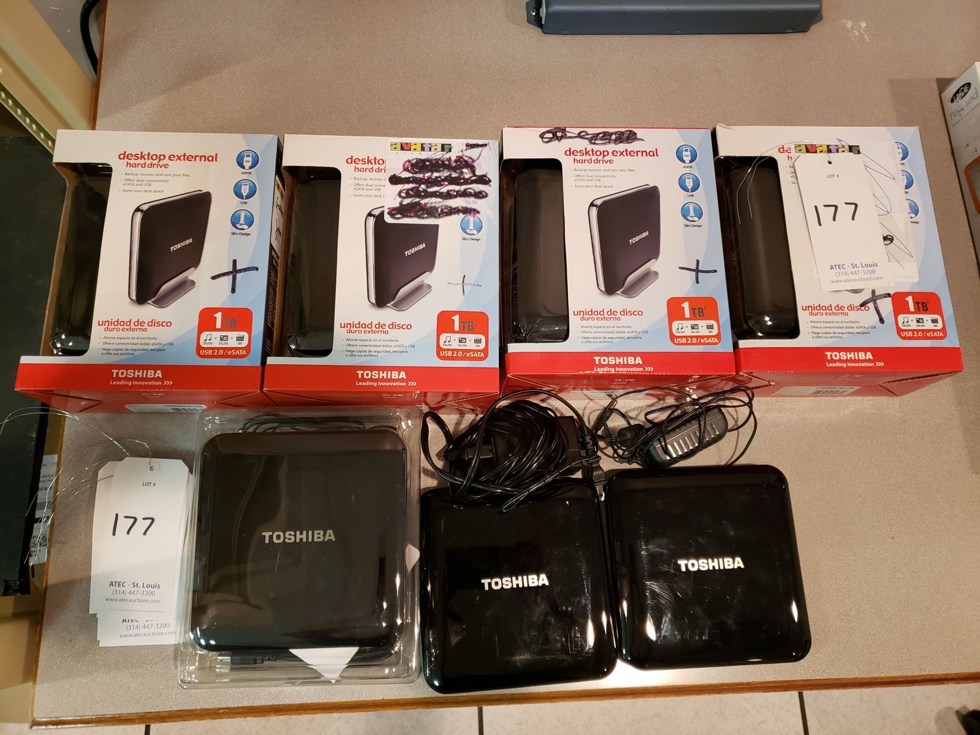 Lot of External Hard Drives