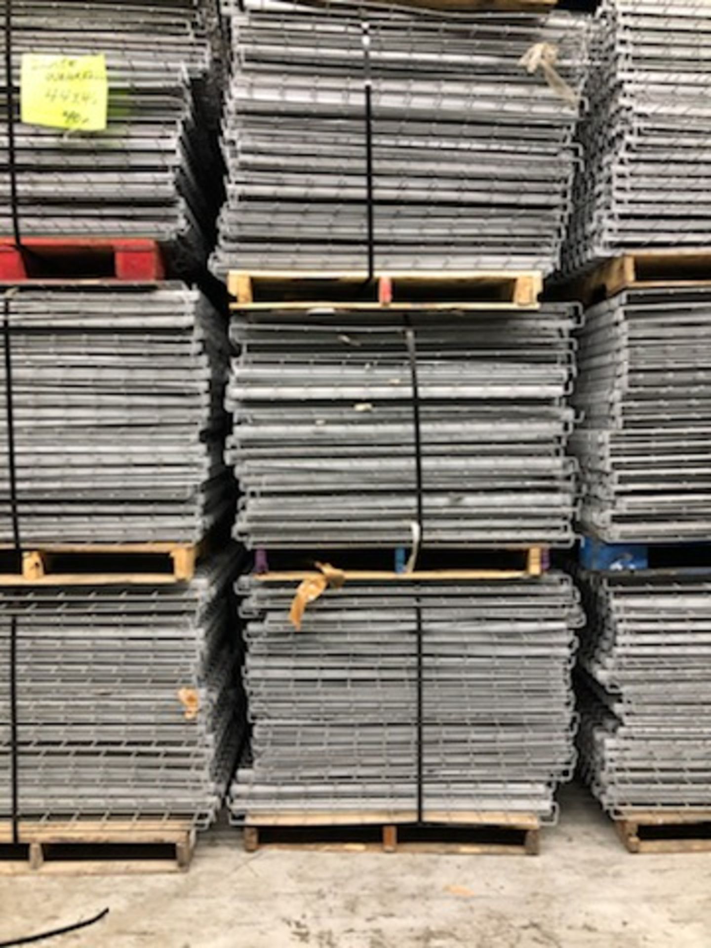 USED 80 PCS OF LAY IN FLUSH 44" X 46" WIREDECK