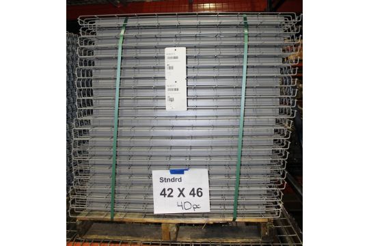 NEW 80 PCS OF STANDARD 42" X 46" WIREDECK - 2200 LBS CAPACITY - Image 2 of 2