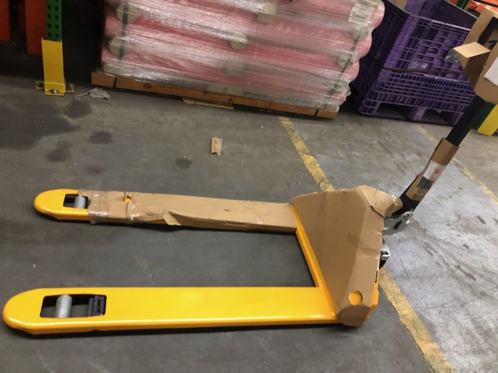 27"W X 48"L BRAND NEW LOW PROFILE PALLET JACK - Image 2 of 4