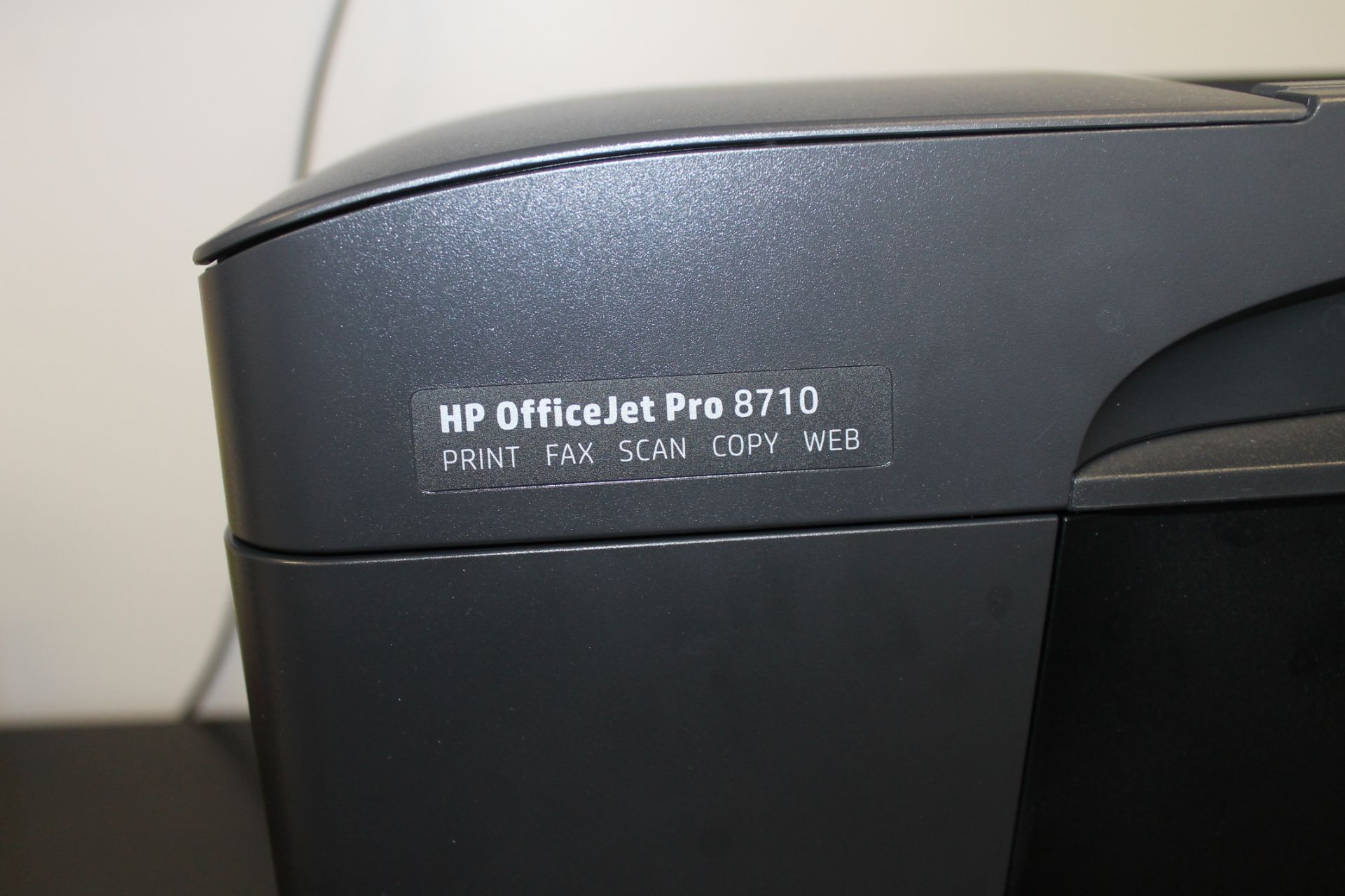 OFFICE WORKING DESK WITH HP OFFICEJET PRINTER - Image 3 of 4