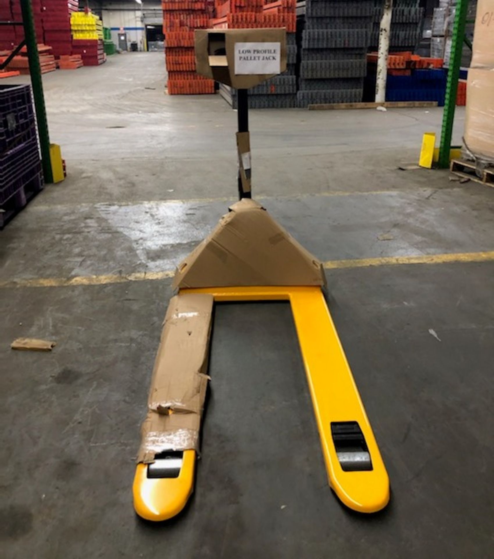 27"W X 48"L BRAND NEW LOW PROFILE PALLET JACK - Image 4 of 4