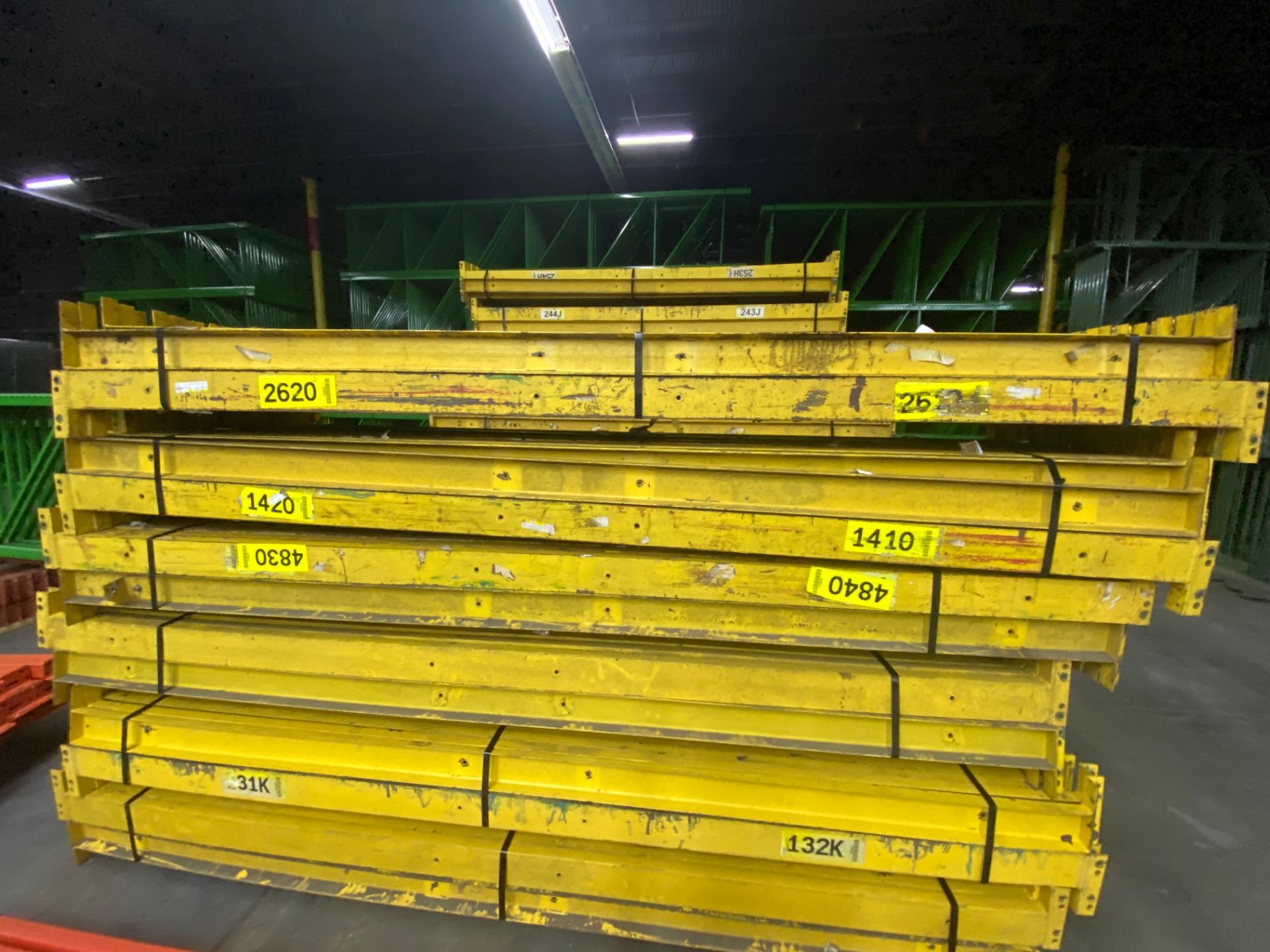 14 BAYS OF STRUCTURAL STYLE PALLET RACKS - 14 BAYS X 1 LINES X 30'H X 36"D X 112"W - Image 3 of 4