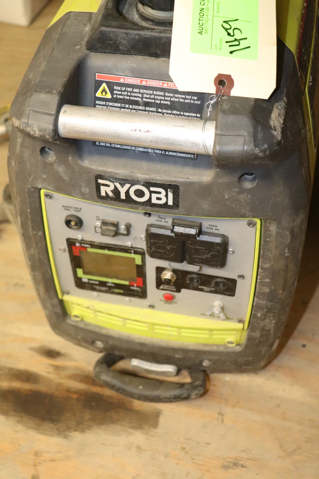 Ryobi 2,300-Watt Recoil Start Bluetooth Super Quiet Gasoline Powered Digital Inverter Generator with - Image 6 of 9