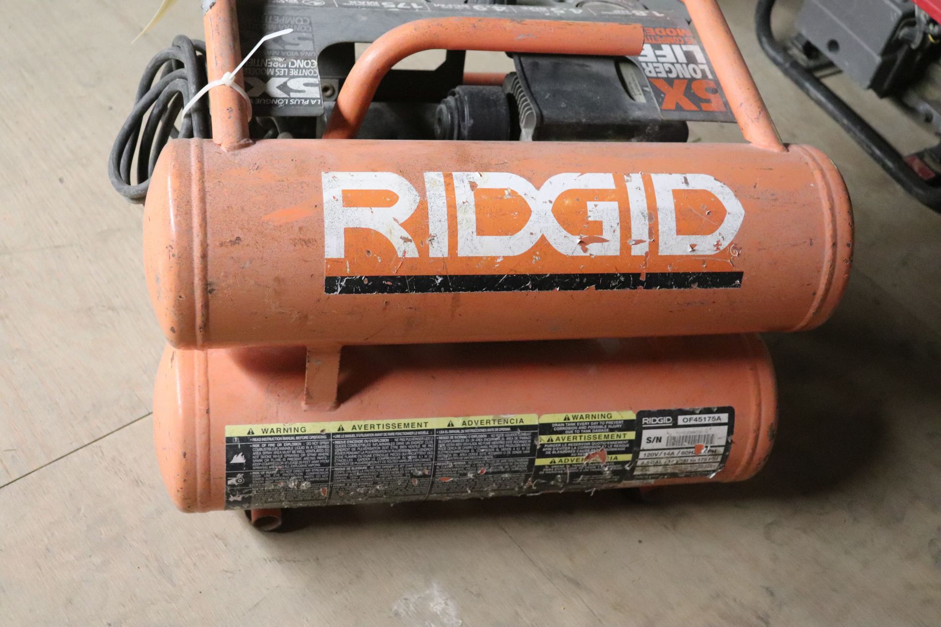 Ridgid OF45175A Compressor - Image 2 of 7