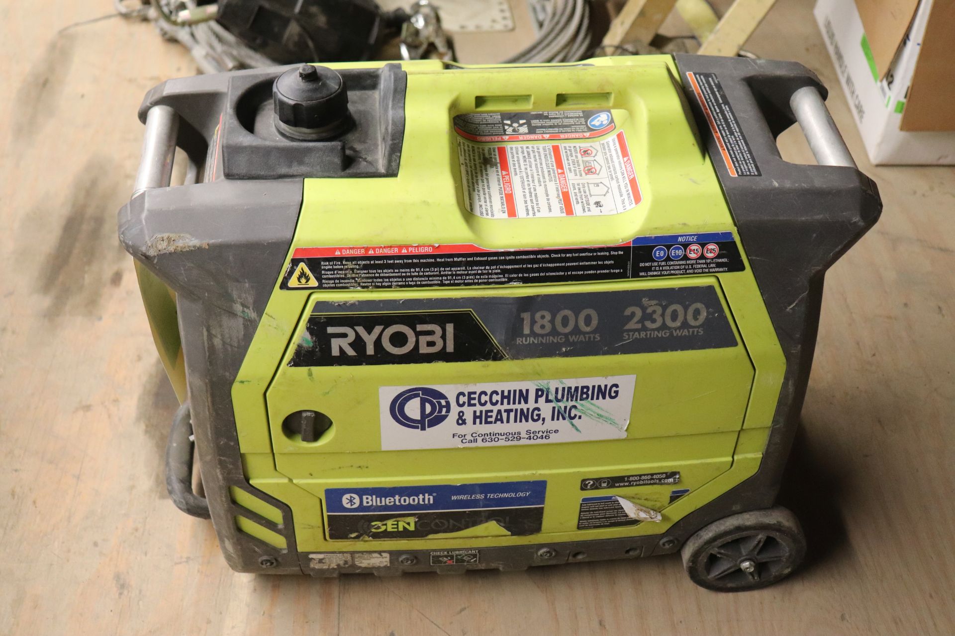 Ryobi 2,300-Watt Recoil Start Bluetooth Super Quiet Gasoline Powered Digital Inverter Generator with - Image 2 of 9