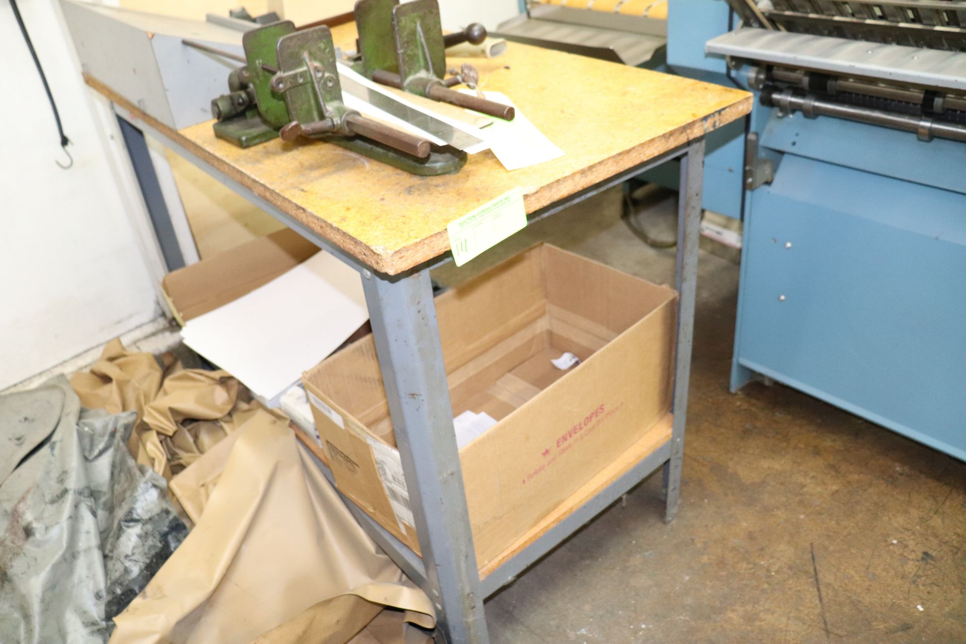 Work table, height 34", width 2', length 48"