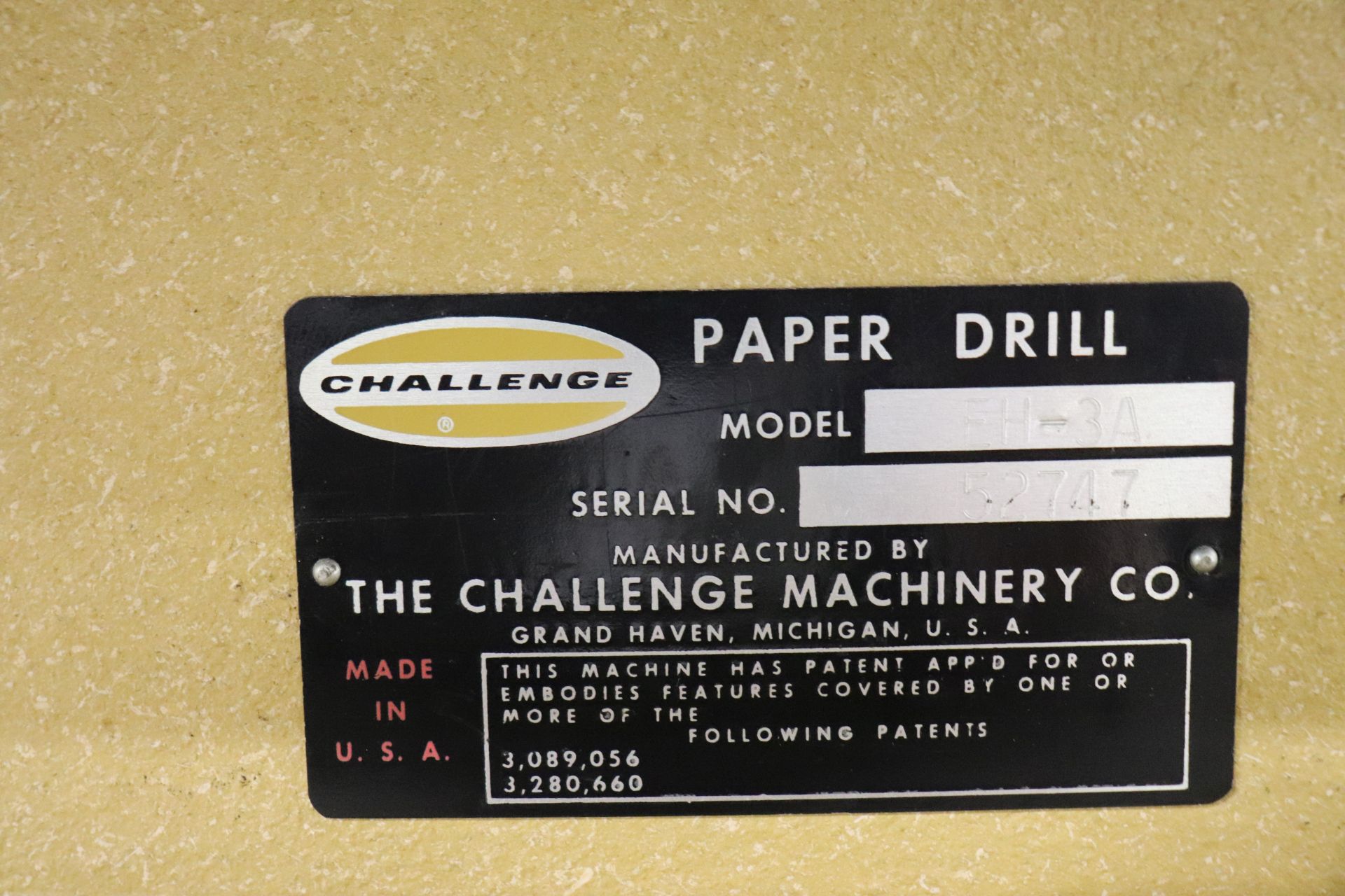 Challenge paper drill, model EH-3A - Image 4 of 4
