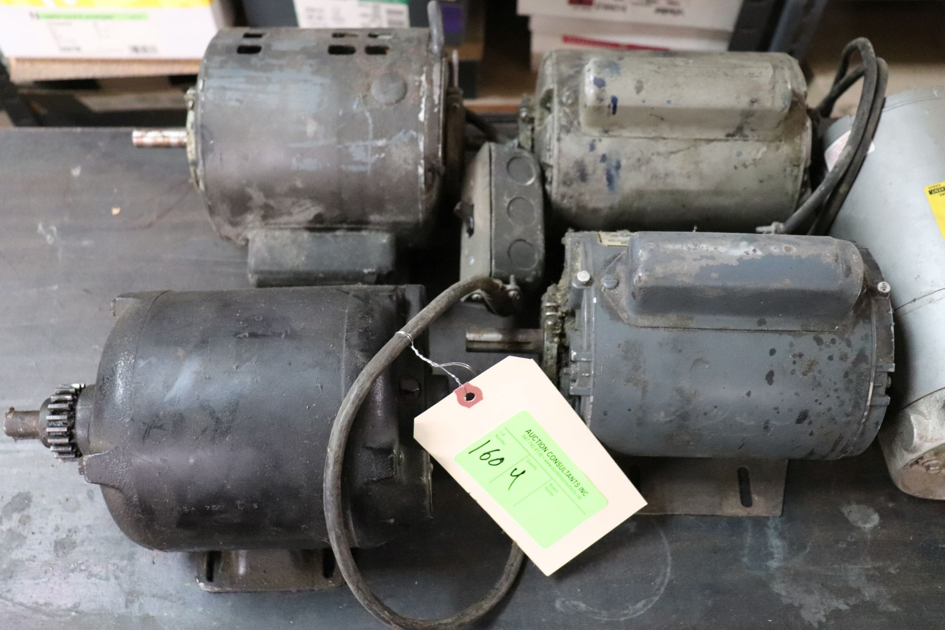 Group of four motors