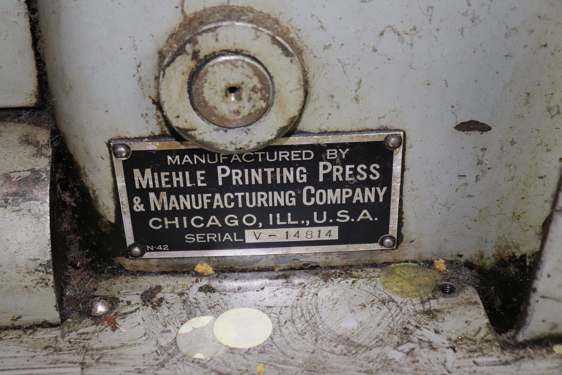 Miehle vertical press V-50 - Image 2 of 4