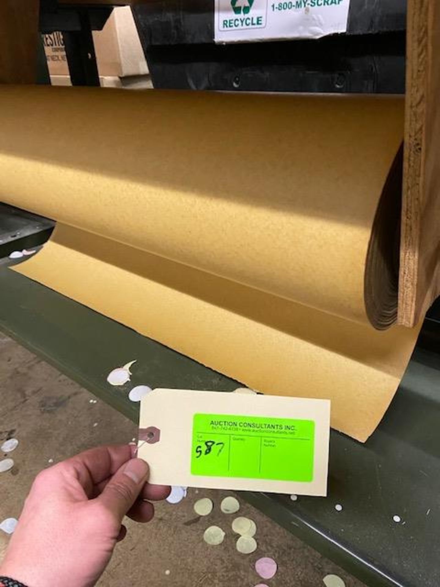 Roll of Tympan paper, 31" wide