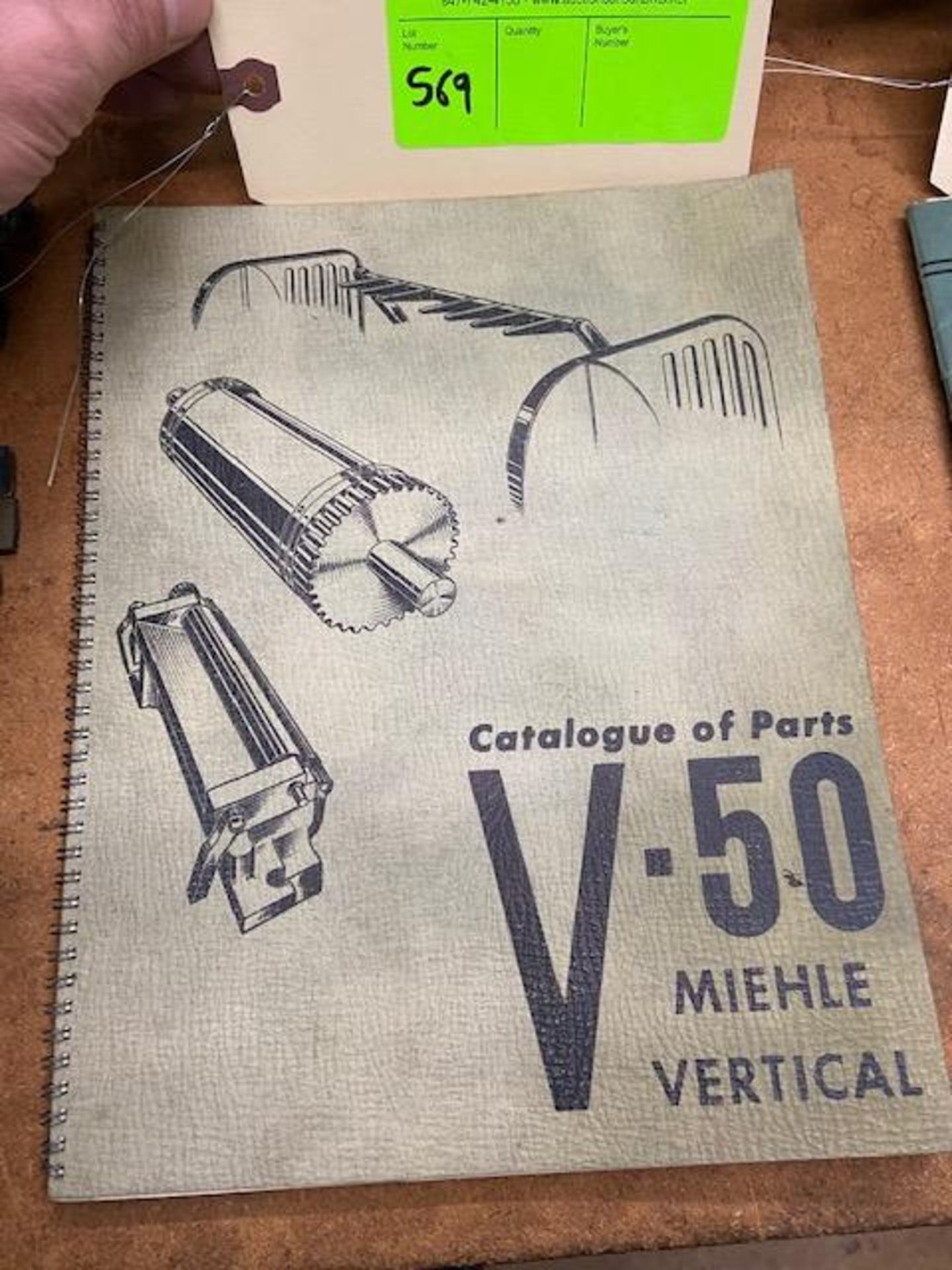 Miehle V-50 parts catalog