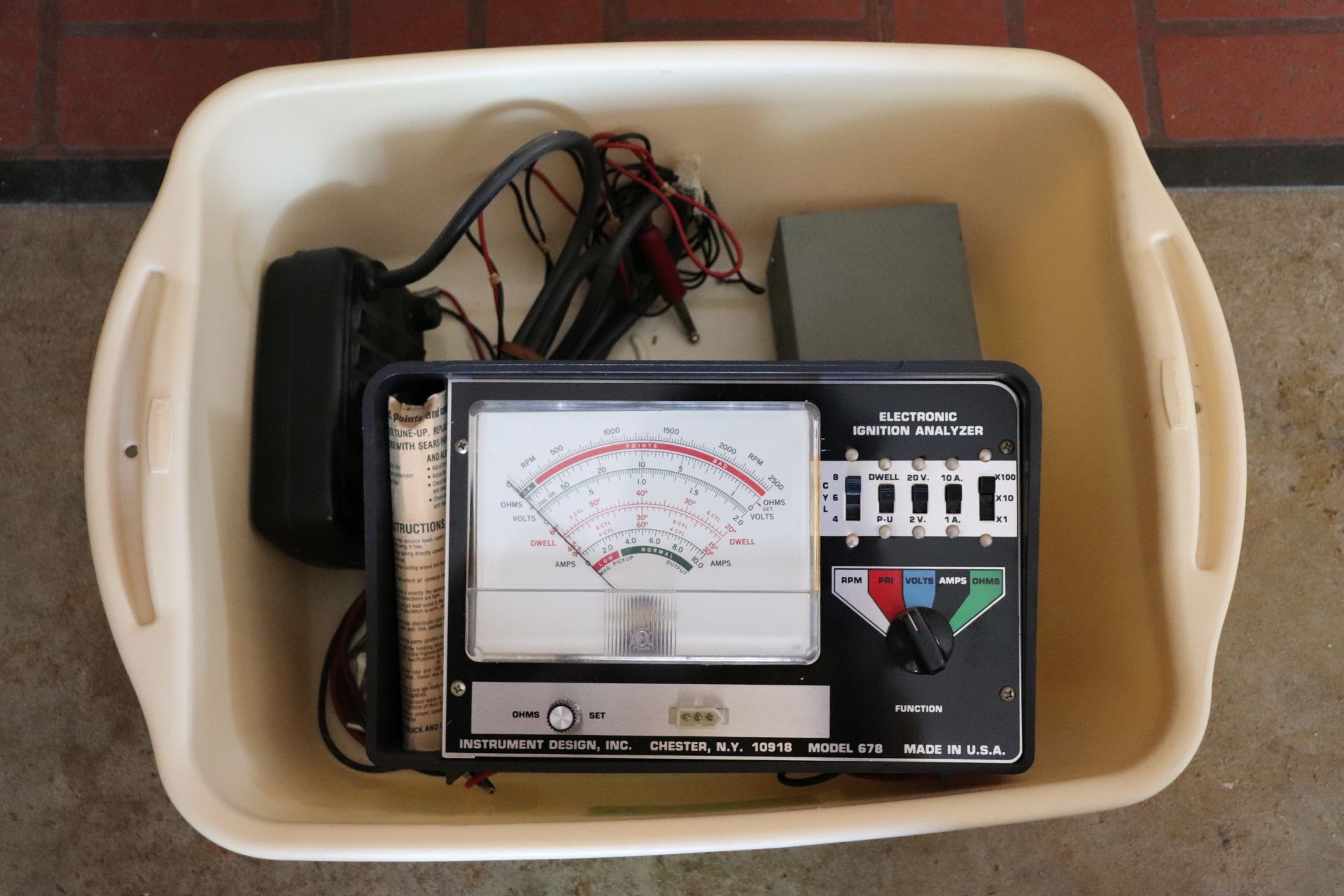 Electronic ignition analyzer, model 678