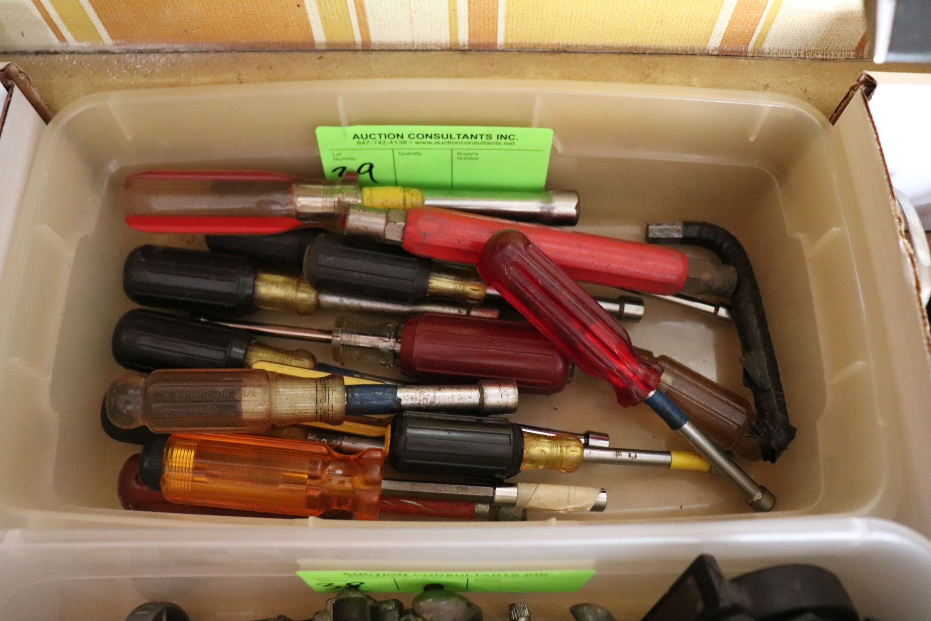 Group of hex screwdrivers