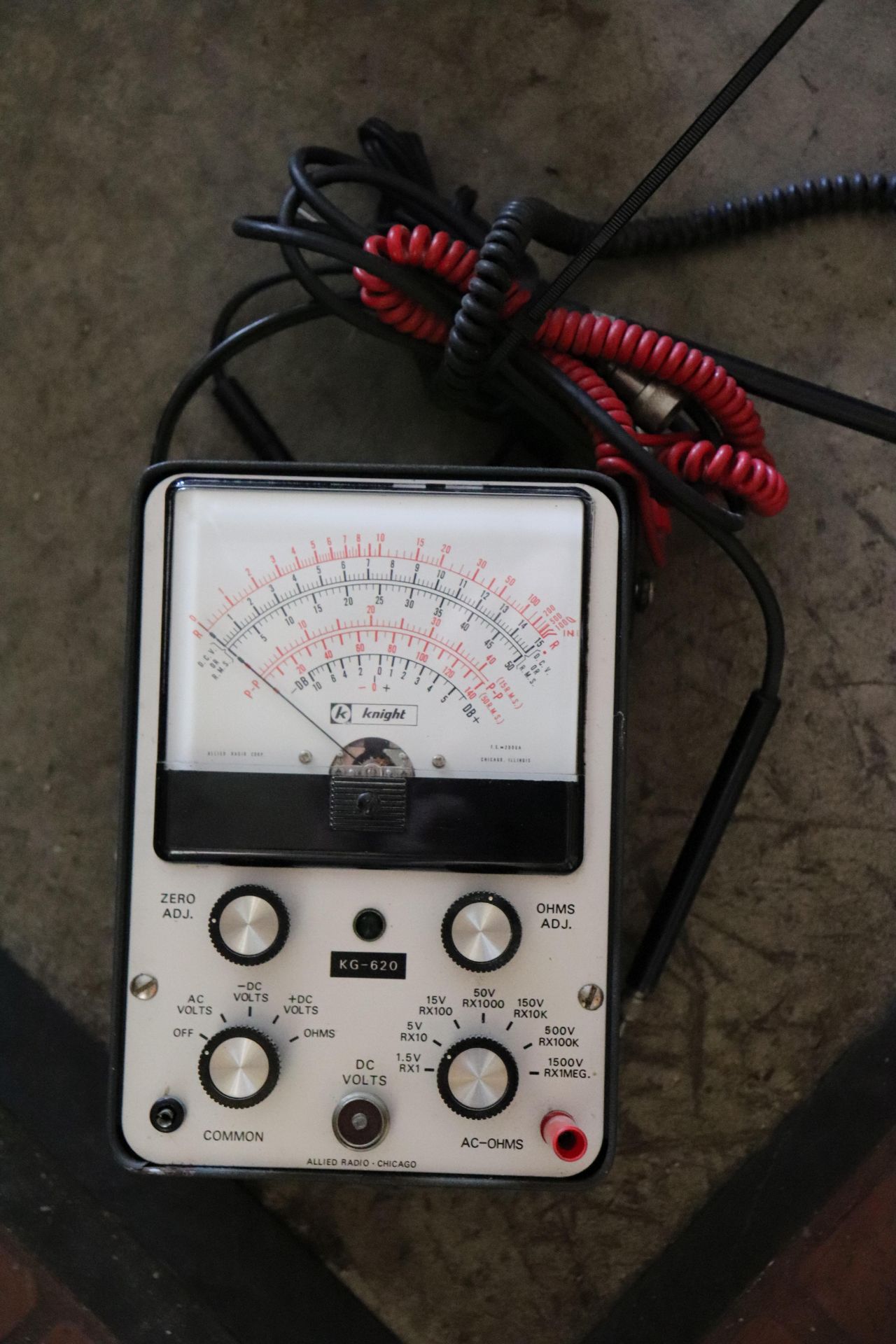 Allied Radio Chicago model KG-620 tester