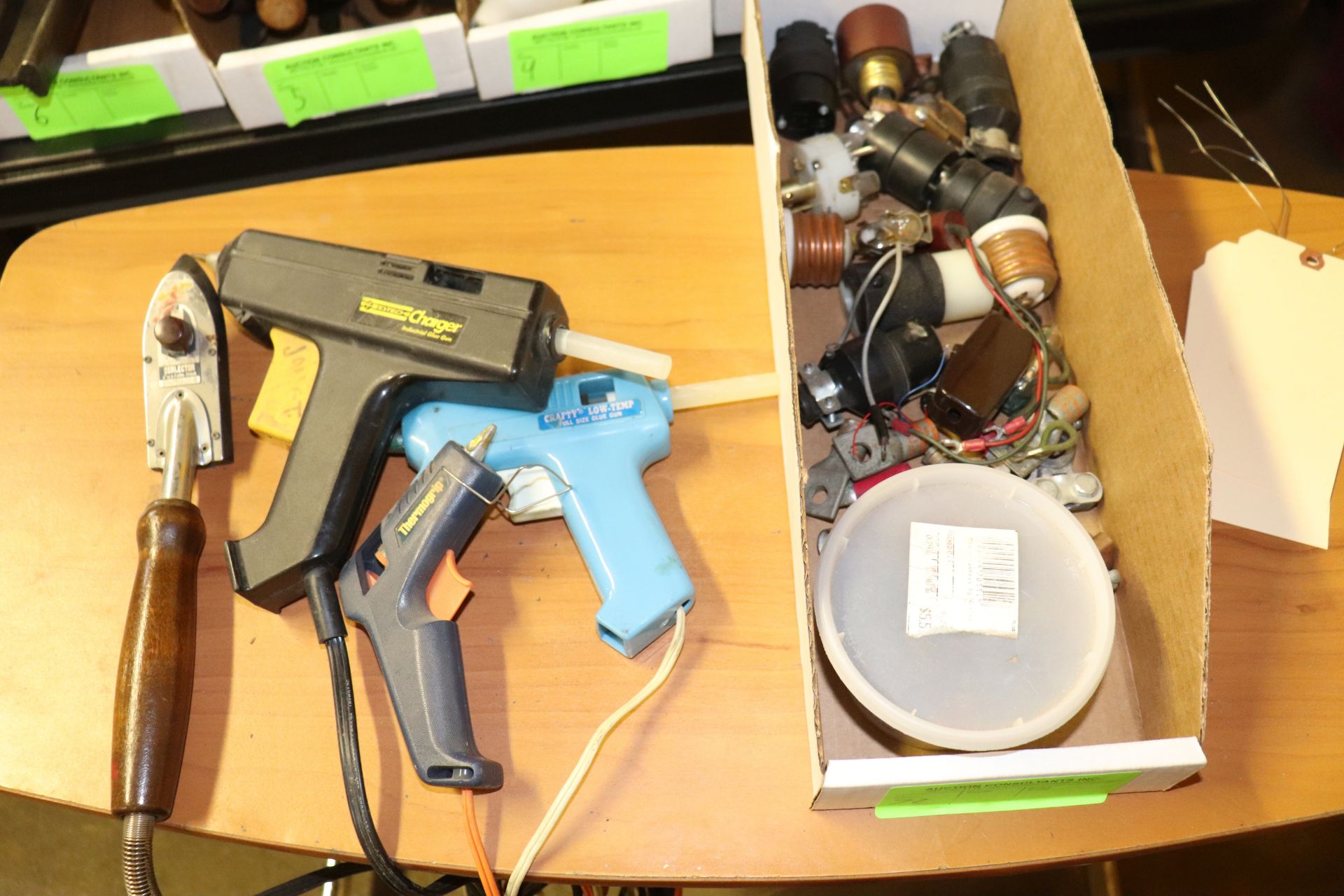 Seal Selector, 3 glue guns, and miscellaneous connectors