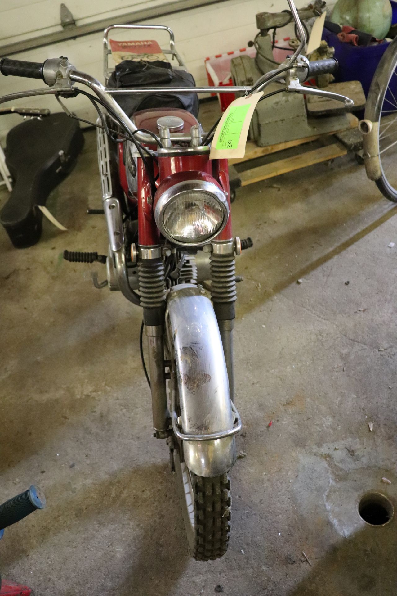 1971 Yamaha 100 L5TA, complete, turns over, no key, with manual, 2,192 miles MINI BIKES MARKED AS PA - Image 6 of 8