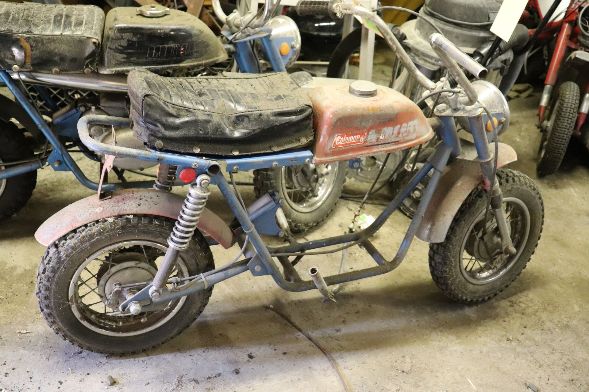 1971 Coleman Sport 240 mini bike, turns over MINI BIKES MARKED AS PARTS BIKES, NOT OPERATIONAL, COND
