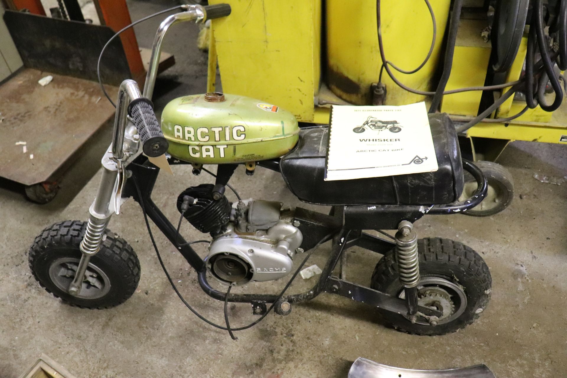 1971 Arctic Cat Whisker, model 2328-001 MINI BIKES MARKED AS PARTS BIKES, NOT OPERATIONAL, CONDITION