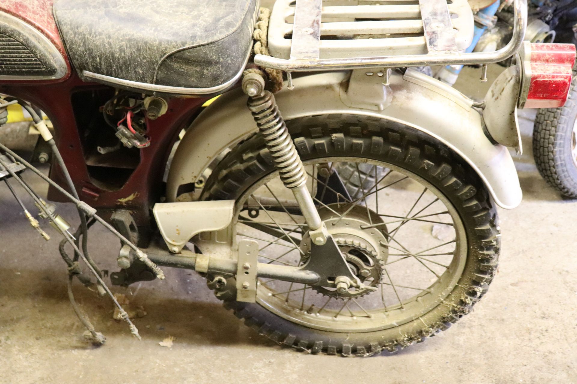 1970 Yamaha 100 L5TA, original paint, rolling chassis, 5,070 miles MINI BIKES MARKED AS PARTS BIKES, - Image 5 of 7