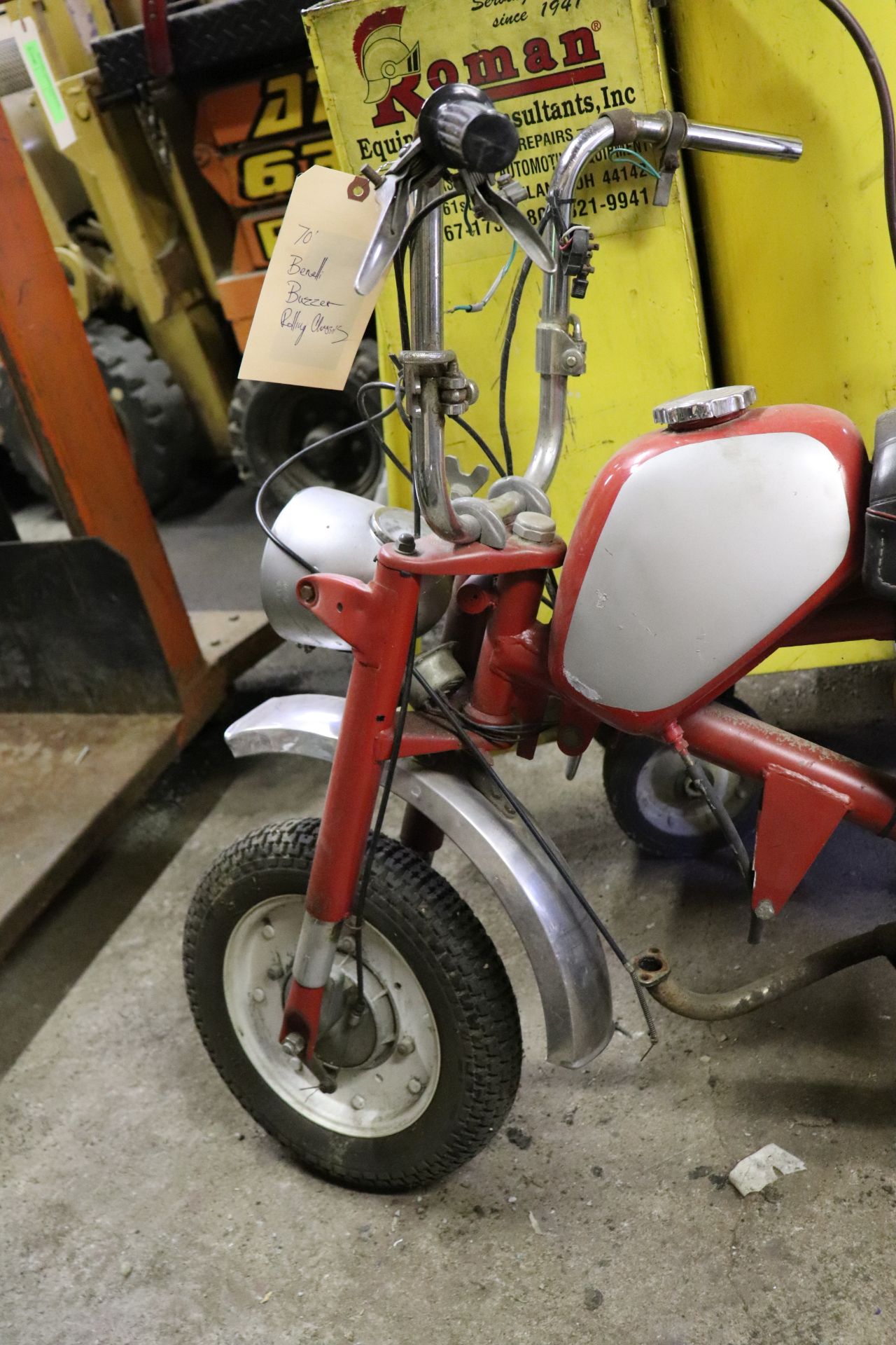 1970 Benelli Buzzer, rolling chassis, 1,262 miles, serial #537684 MINI BIKES MARKED AS PARTS BIKES, - Image 3 of 7