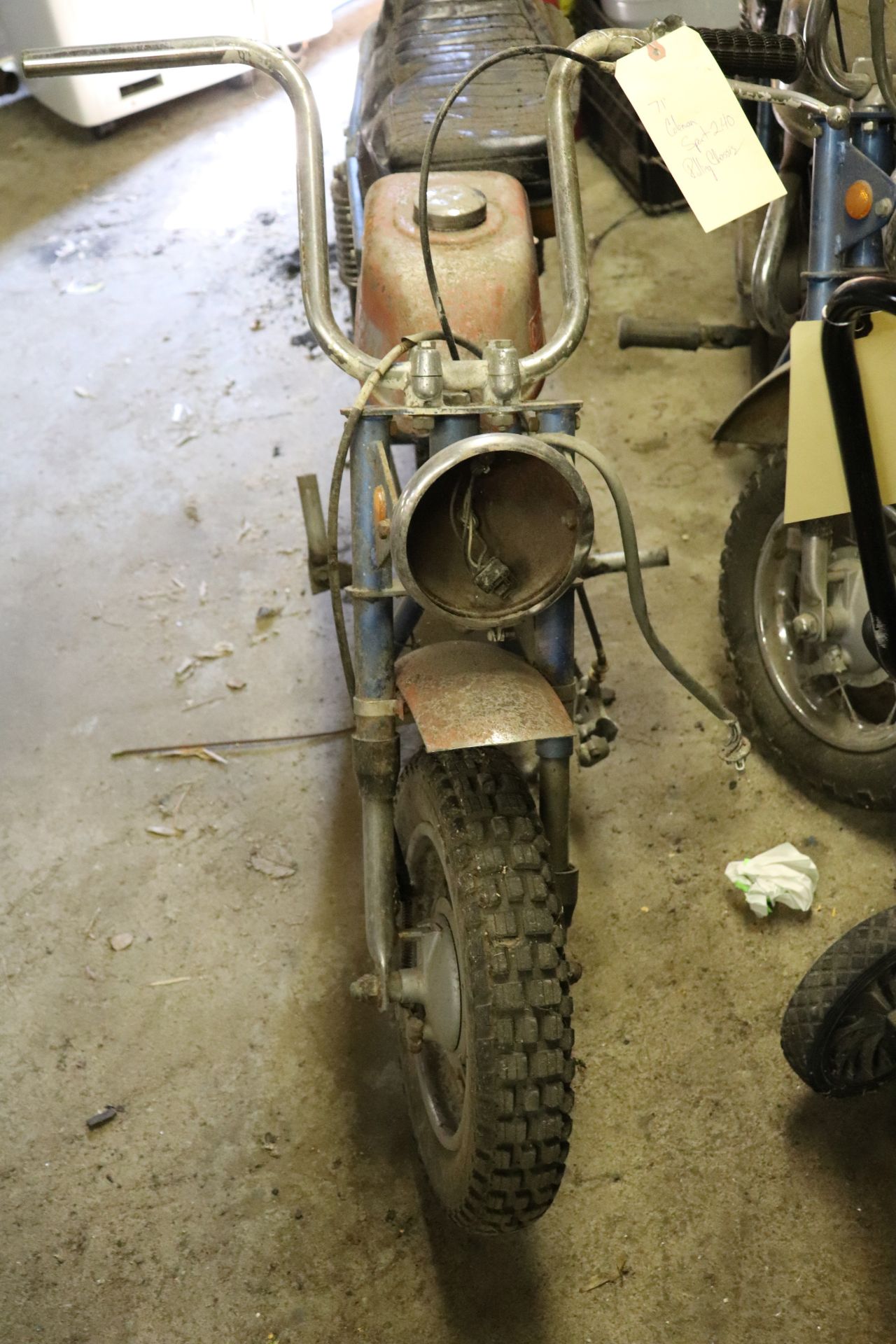 1971 Coleman Sport 240 rolling chassis mini bike MINI BIKES MARKED AS PARTS BIKES, NOT OPERATIONAL, - Image 3 of 4