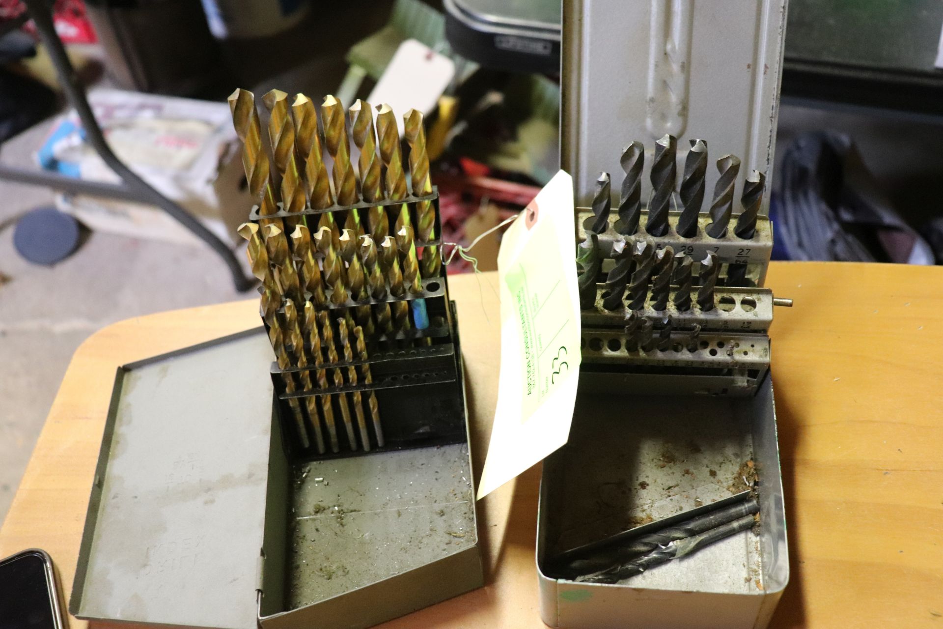 Two boxes of drill bits