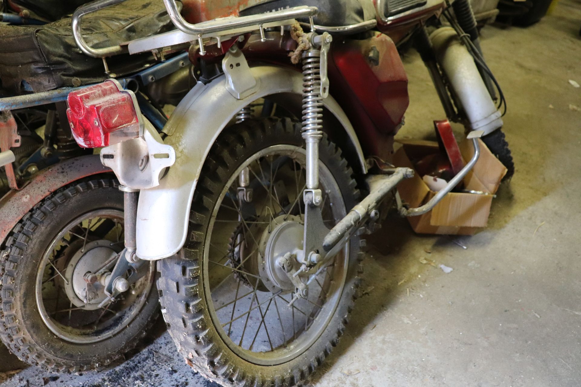 1970 Yamaha 100 L5TA, original paint, rolling chassis, 5,070 miles MINI BIKES MARKED AS PARTS BIKES, - Image 3 of 7