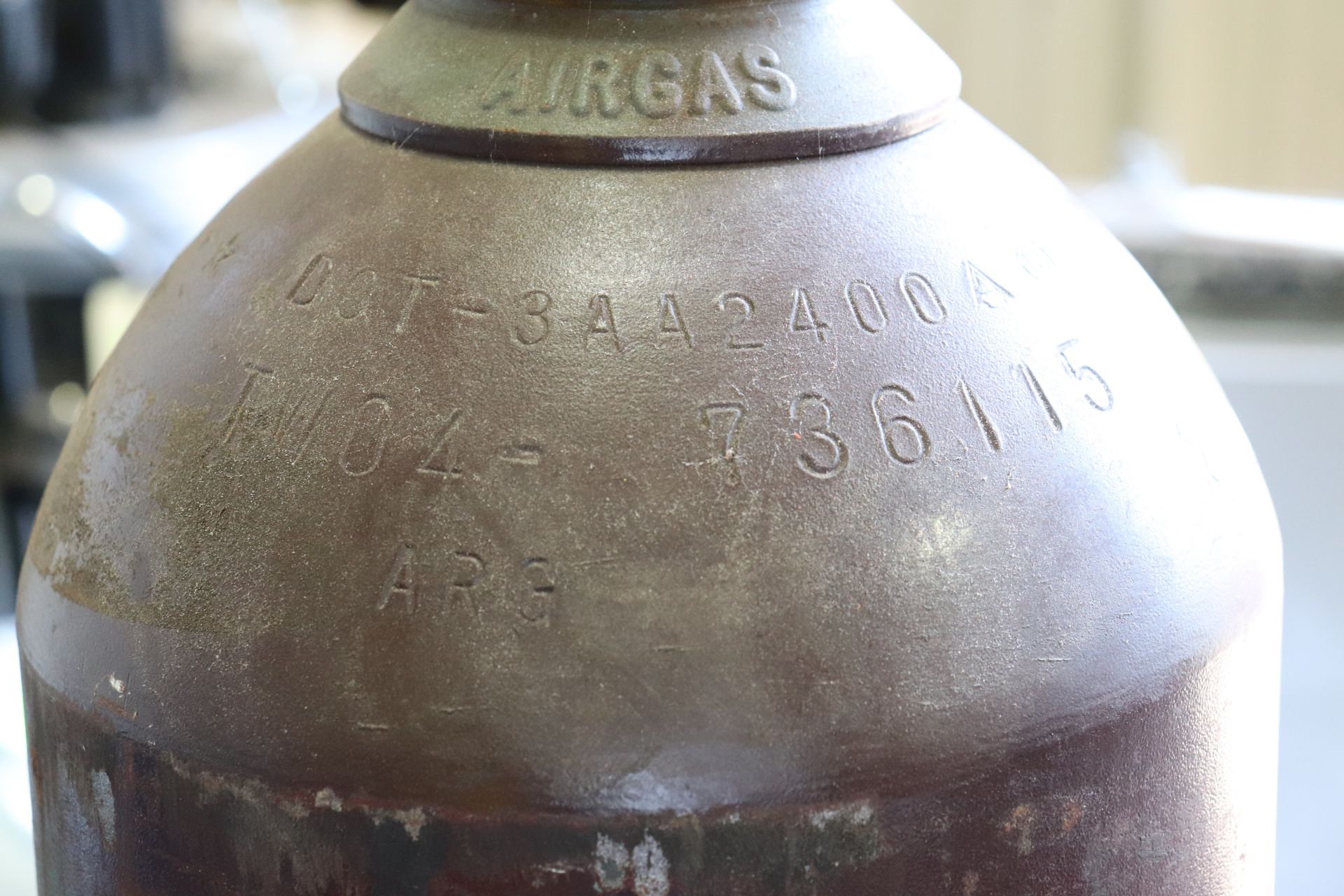 3AA Compressed Gas tank - Image 2 of 3