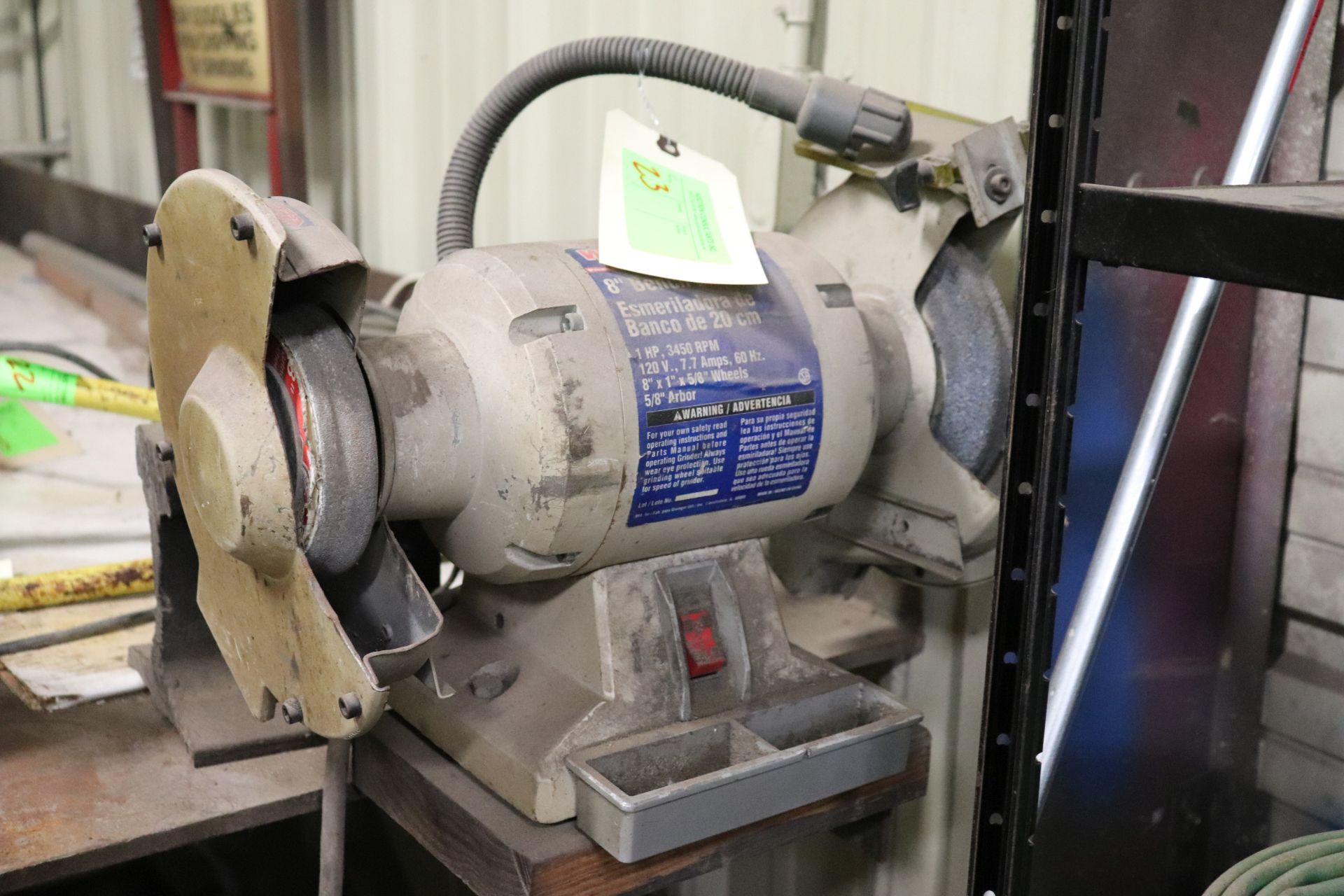 Westward 8" bench grinder, model 4TM71