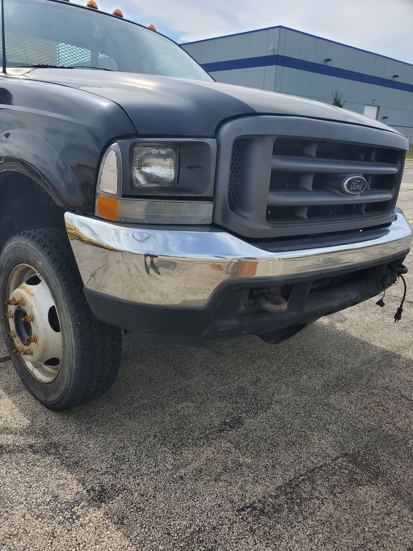 2000 Ford F450 Power Stroke v8 Diesel Flat Bed 236154 miles Vin #1FDXF46F4YEE07359 - Image 7 of 12