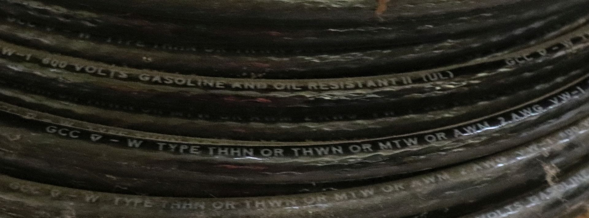 Two spools of copper wire - Image 2 of 2